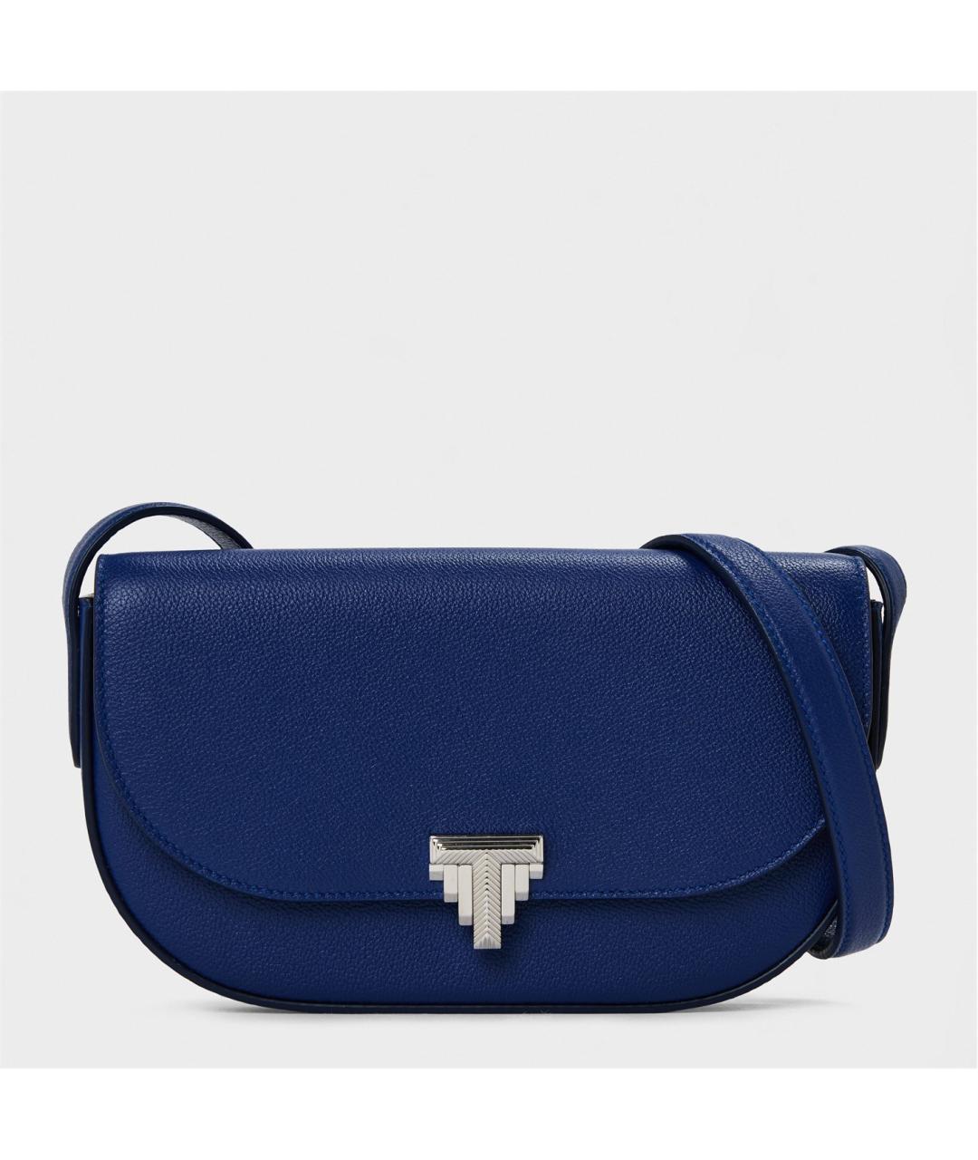 TIFFANY&CO Синяя кожаная сумка через плечо, фото 6