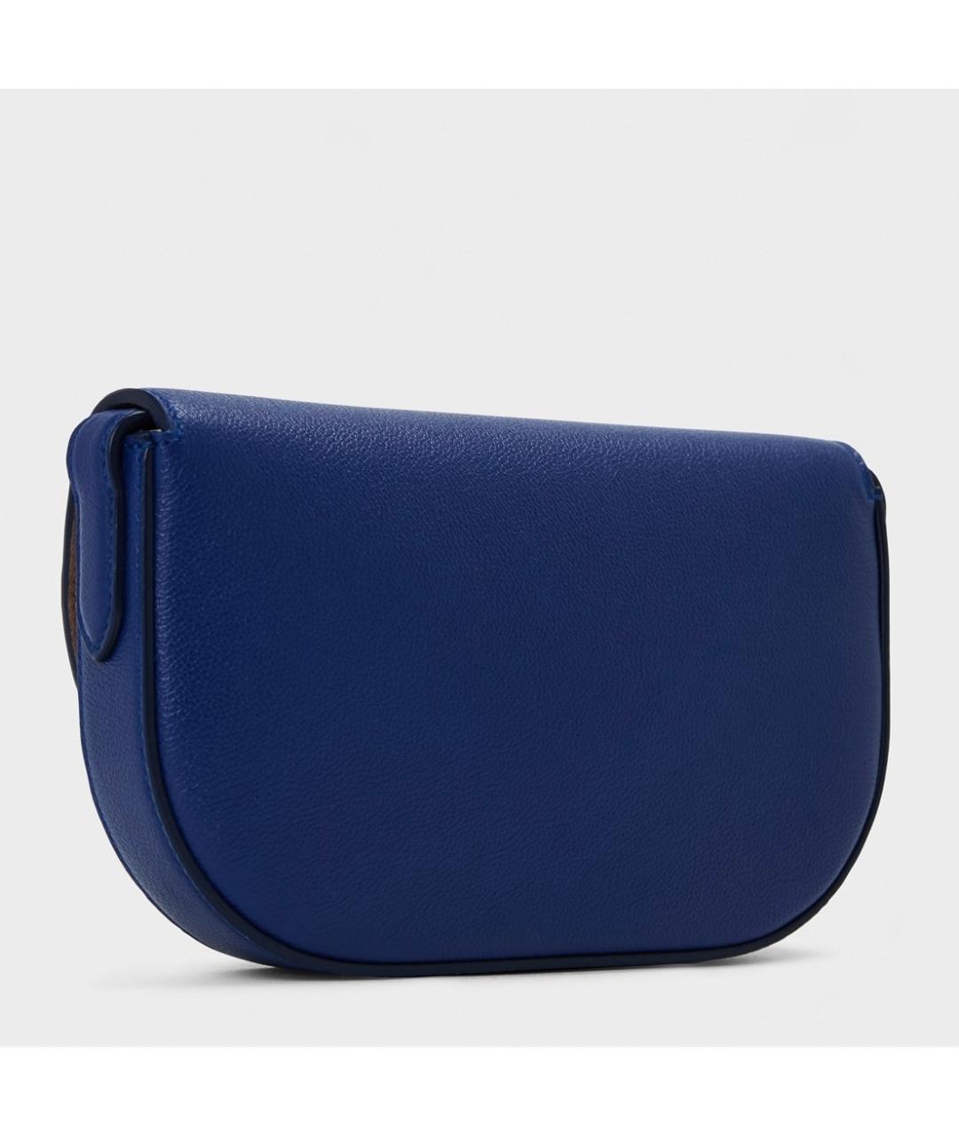 TIFFANY&CO Синяя кожаная сумка через плечо, фото 2
