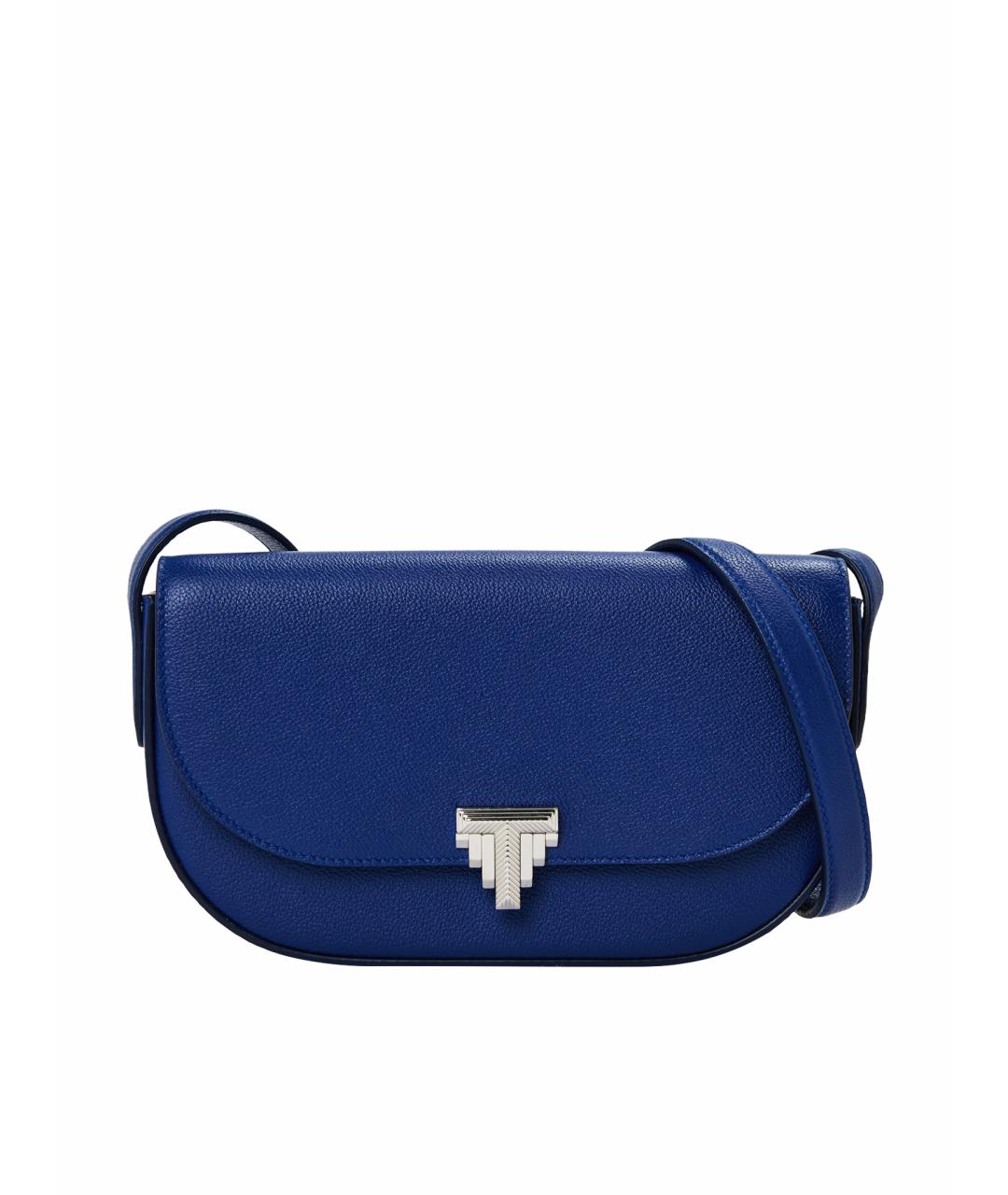 TIFFANY&CO Синяя кожаная сумка через плечо, фото 1