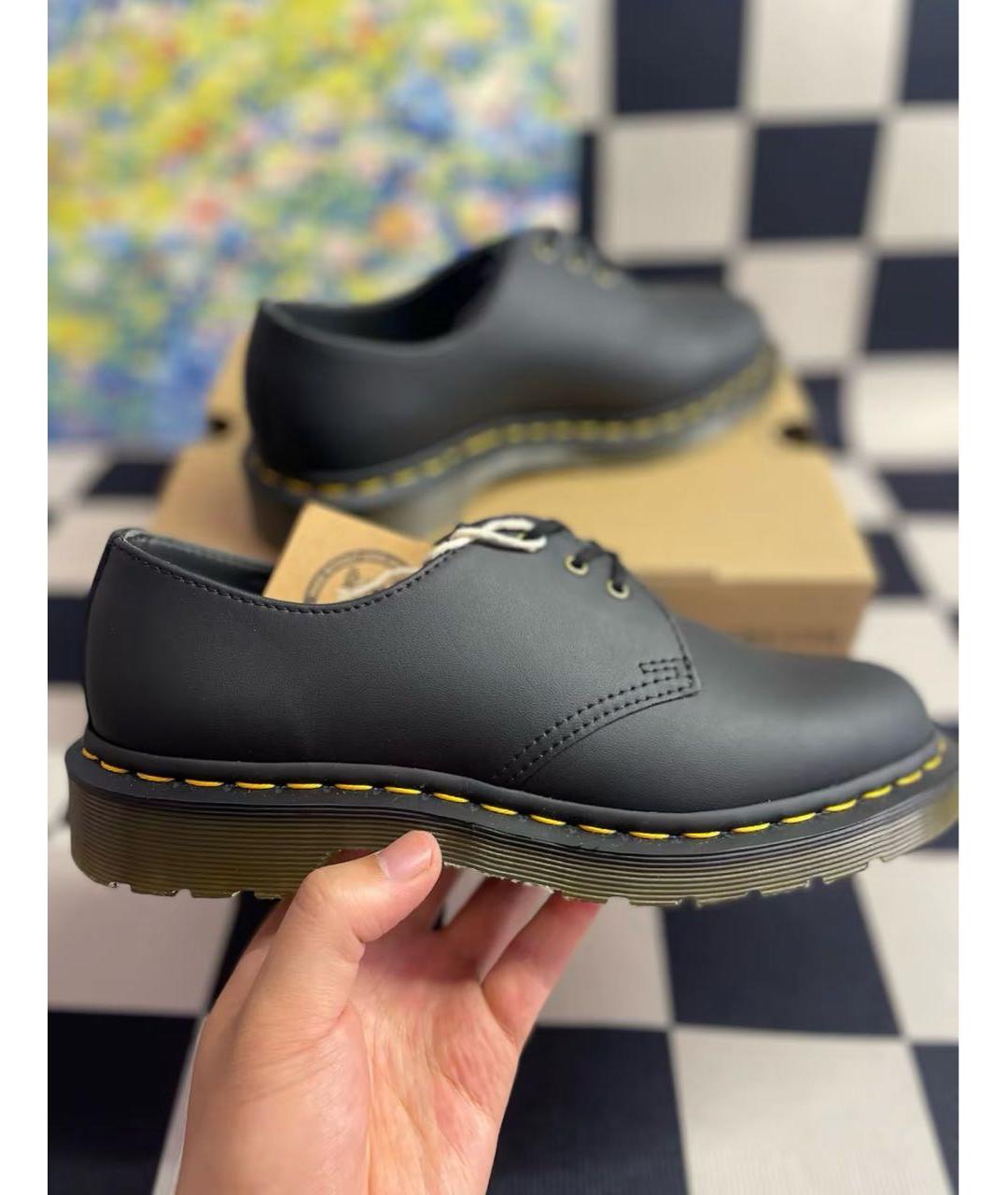 DR. MARTENS Черные низкие ботинки, фото 2
