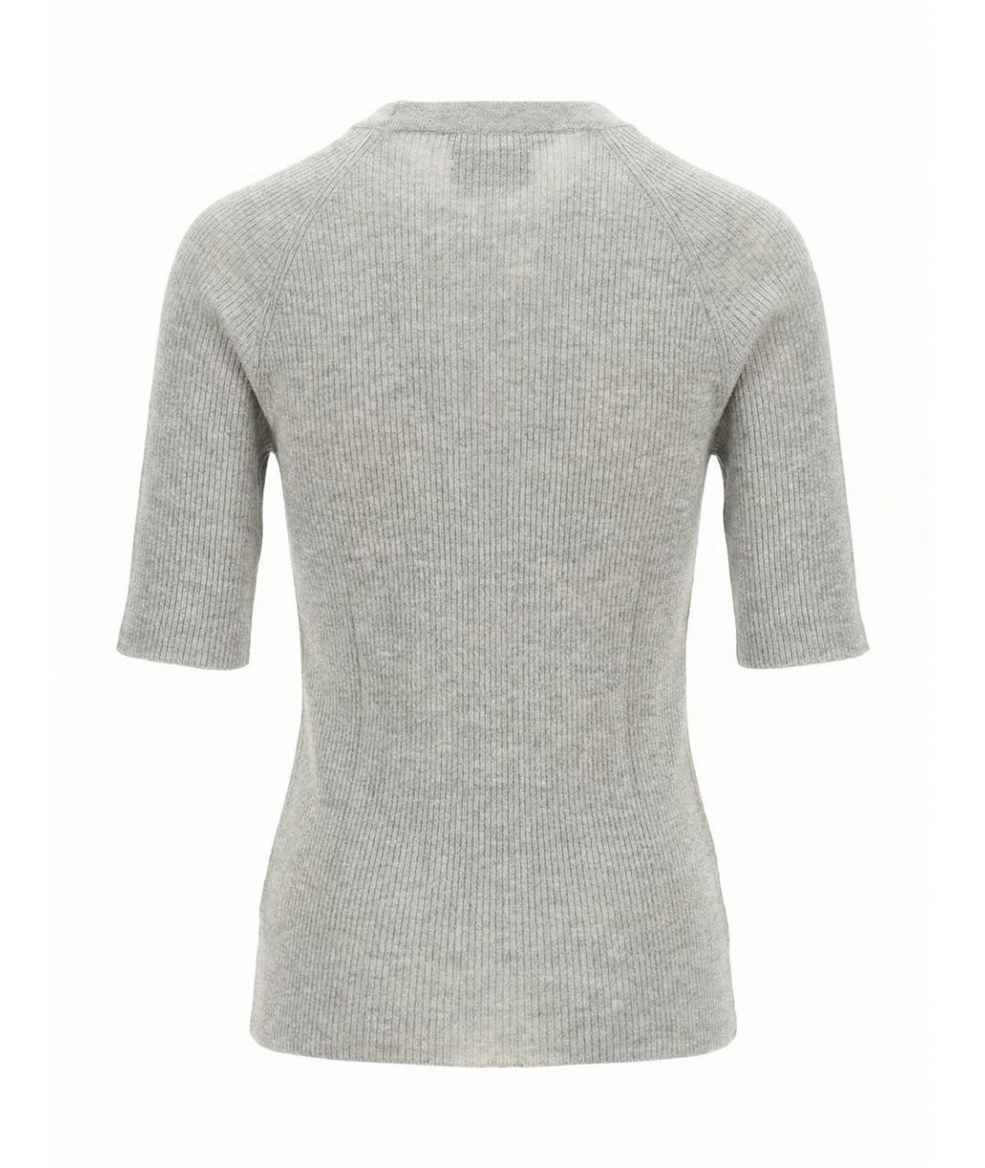 BRUNELLO CUCINELLI Серый кашемировый джемпер / свитер, фото 2