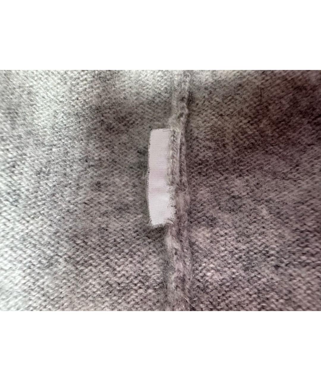 BRUNELLO CUCINELLI Серый кашемировый кардиган, фото 8