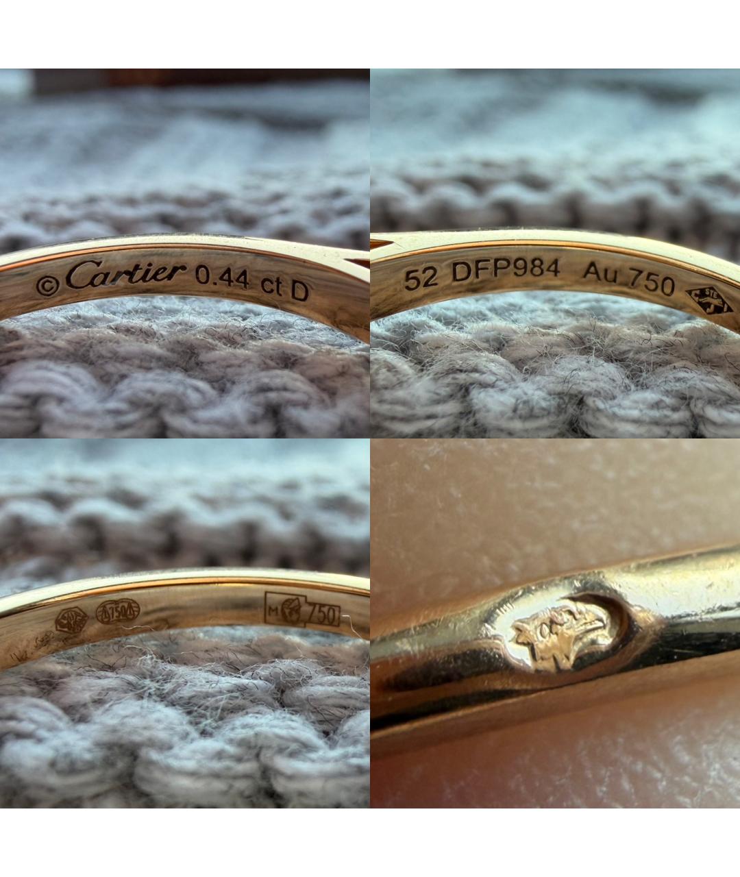 CARTIER Золотое кольцо из розового золота, фото 8