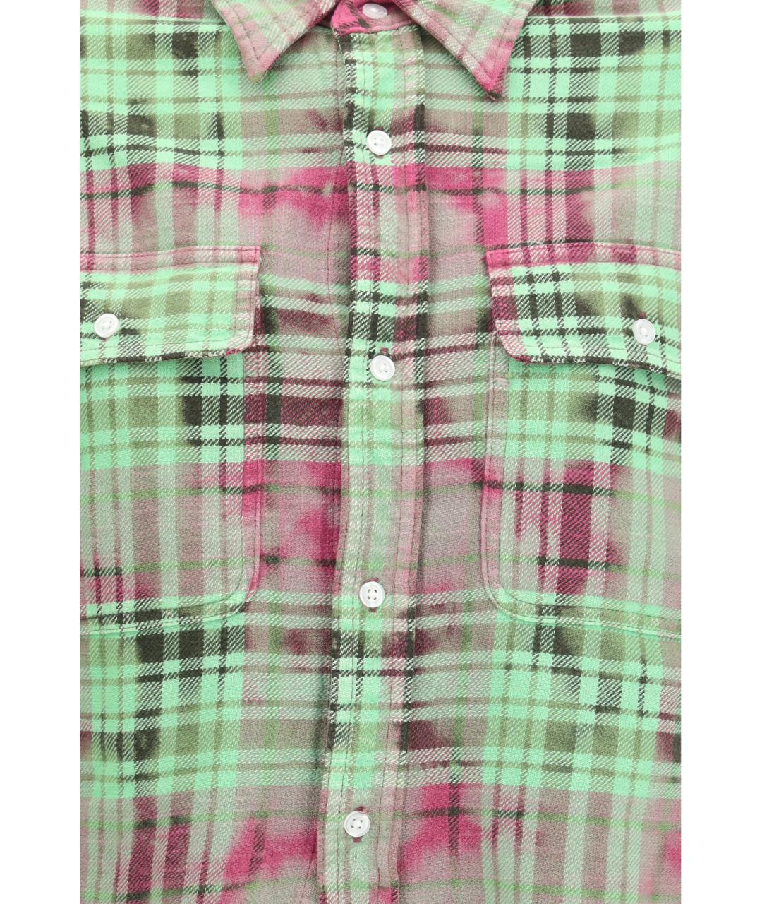 R13 Мульти шерстяная рубашка, фото 3