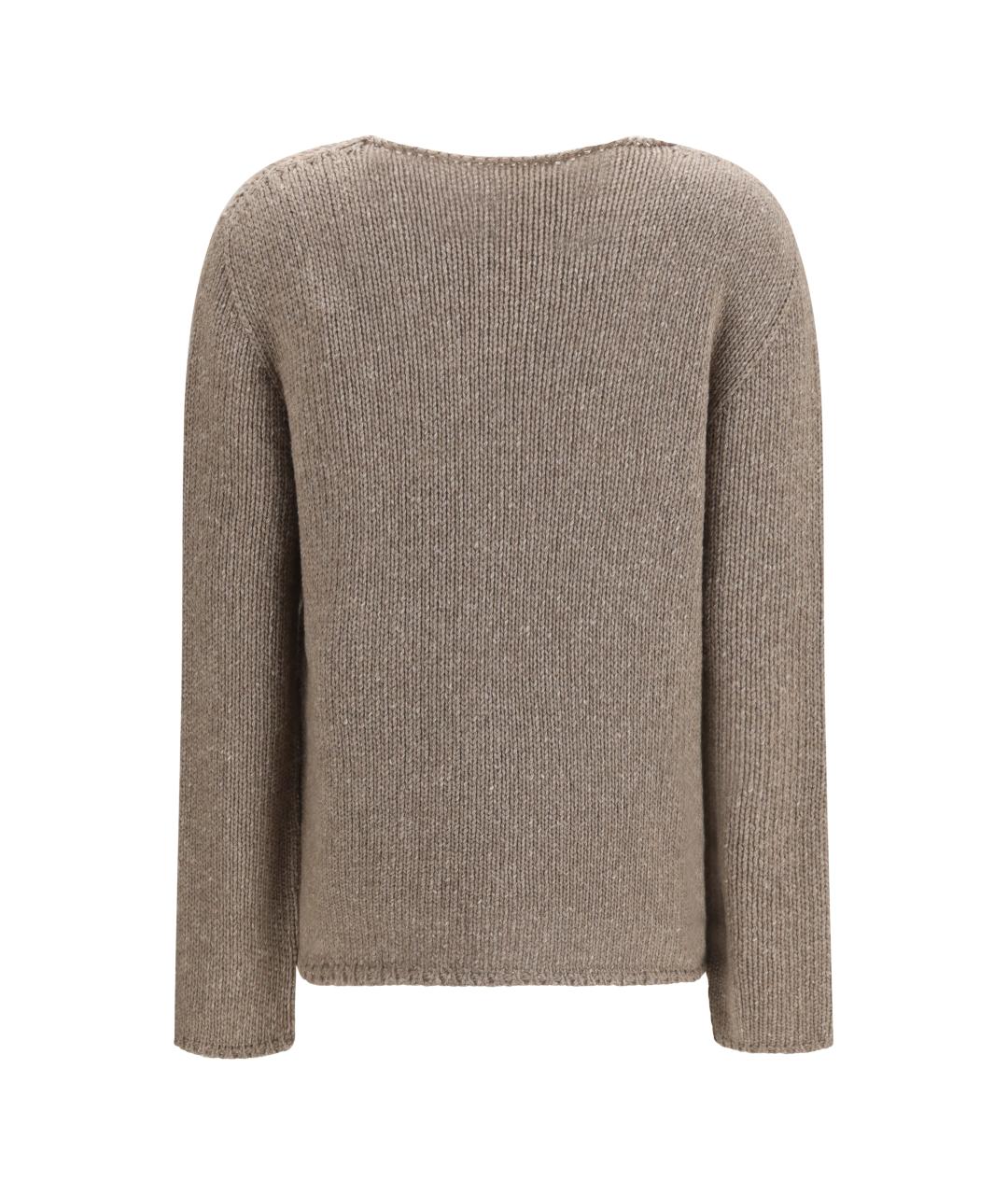 THE ROW Бежевый кашемировый джемпер / свитер, фото 2