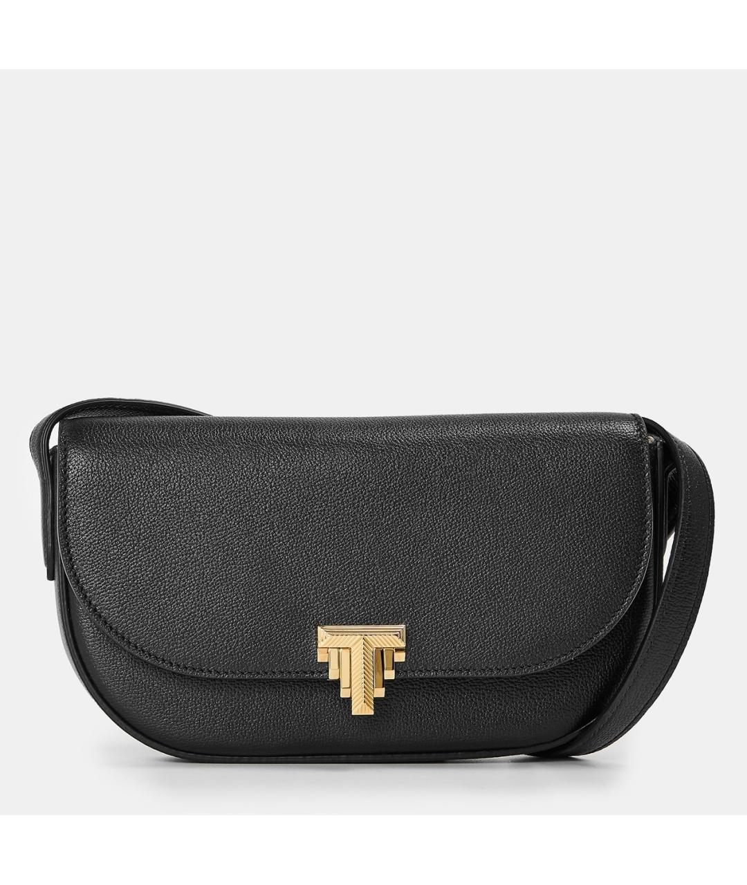 TIFFANY&CO Черная кожаная сумка через плечо, фото 6