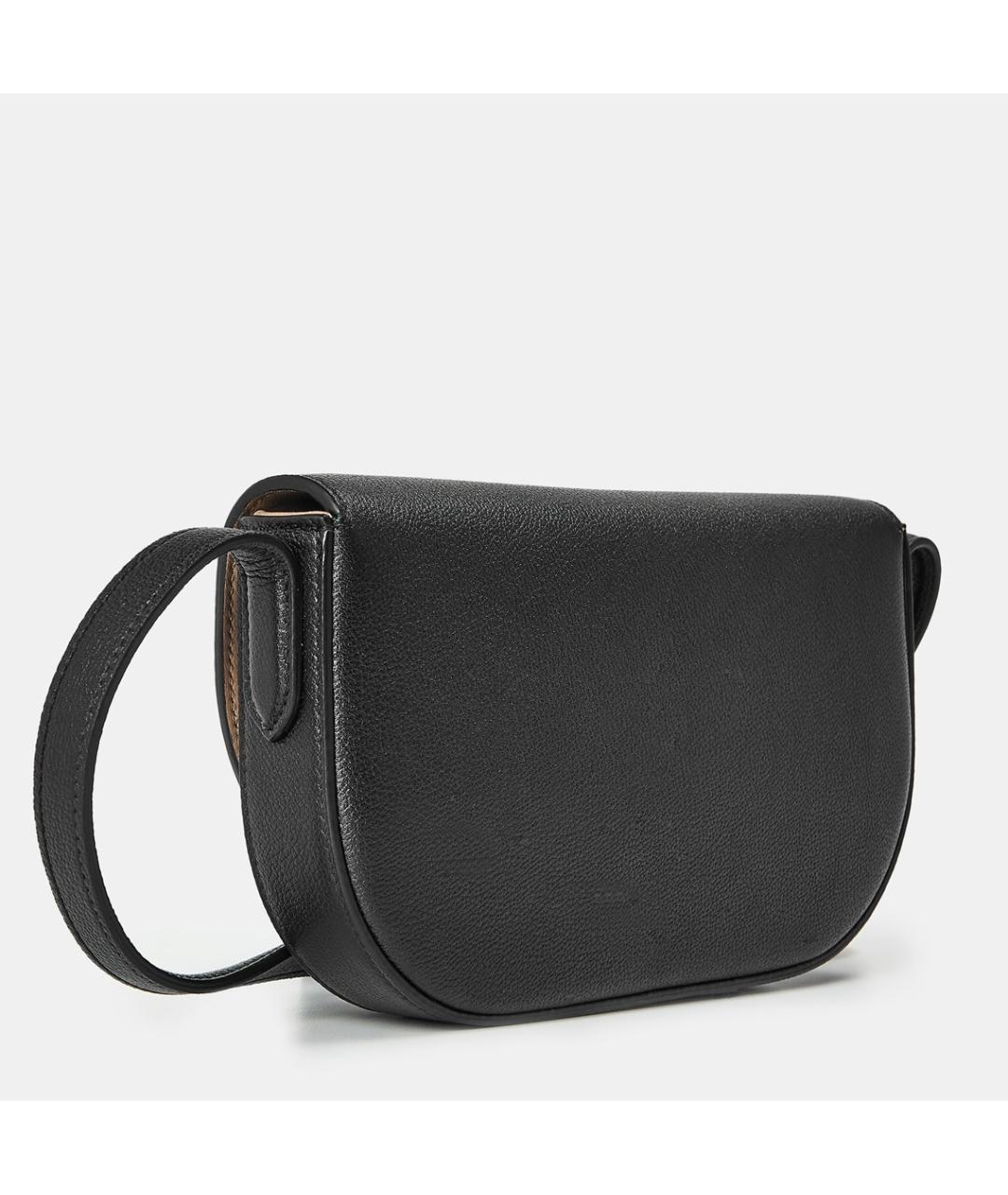 TIFFANY&CO Черная кожаная сумка через плечо, фото 2