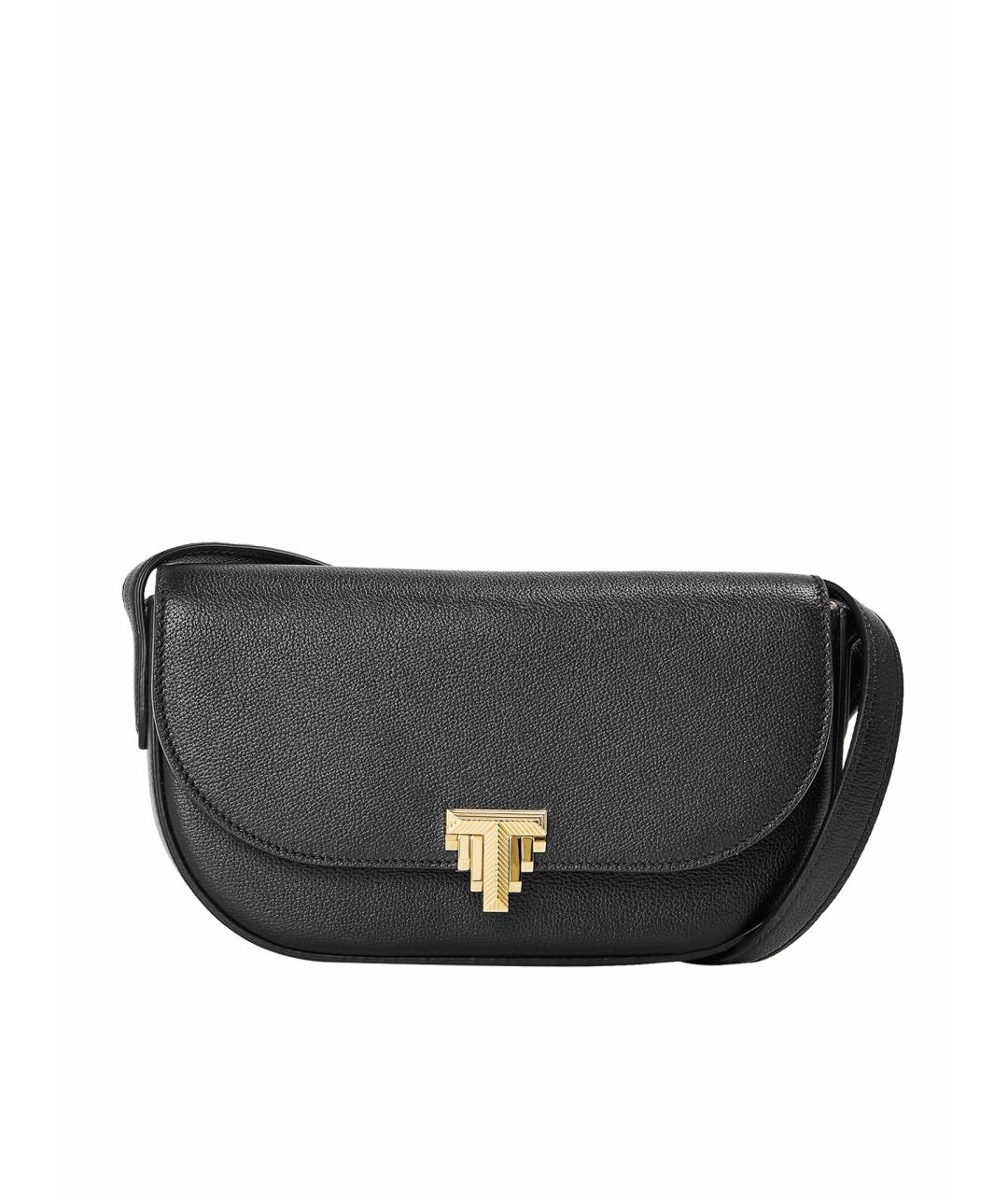 TIFFANY&CO Черная кожаная сумка через плечо, фото 1