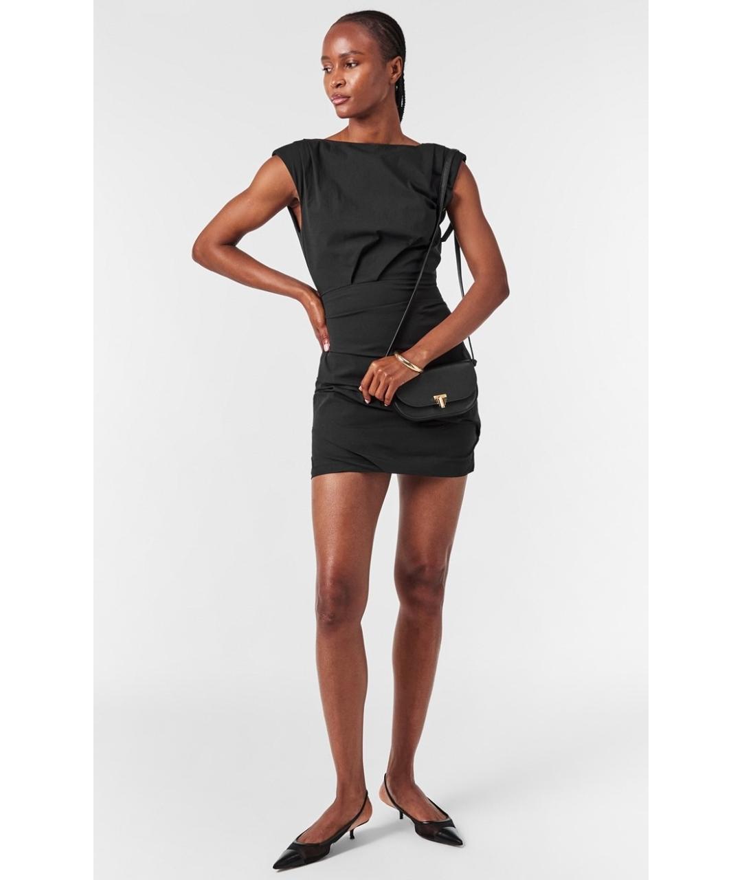 TIFFANY&CO Черная кожаная сумка через плечо, фото 3