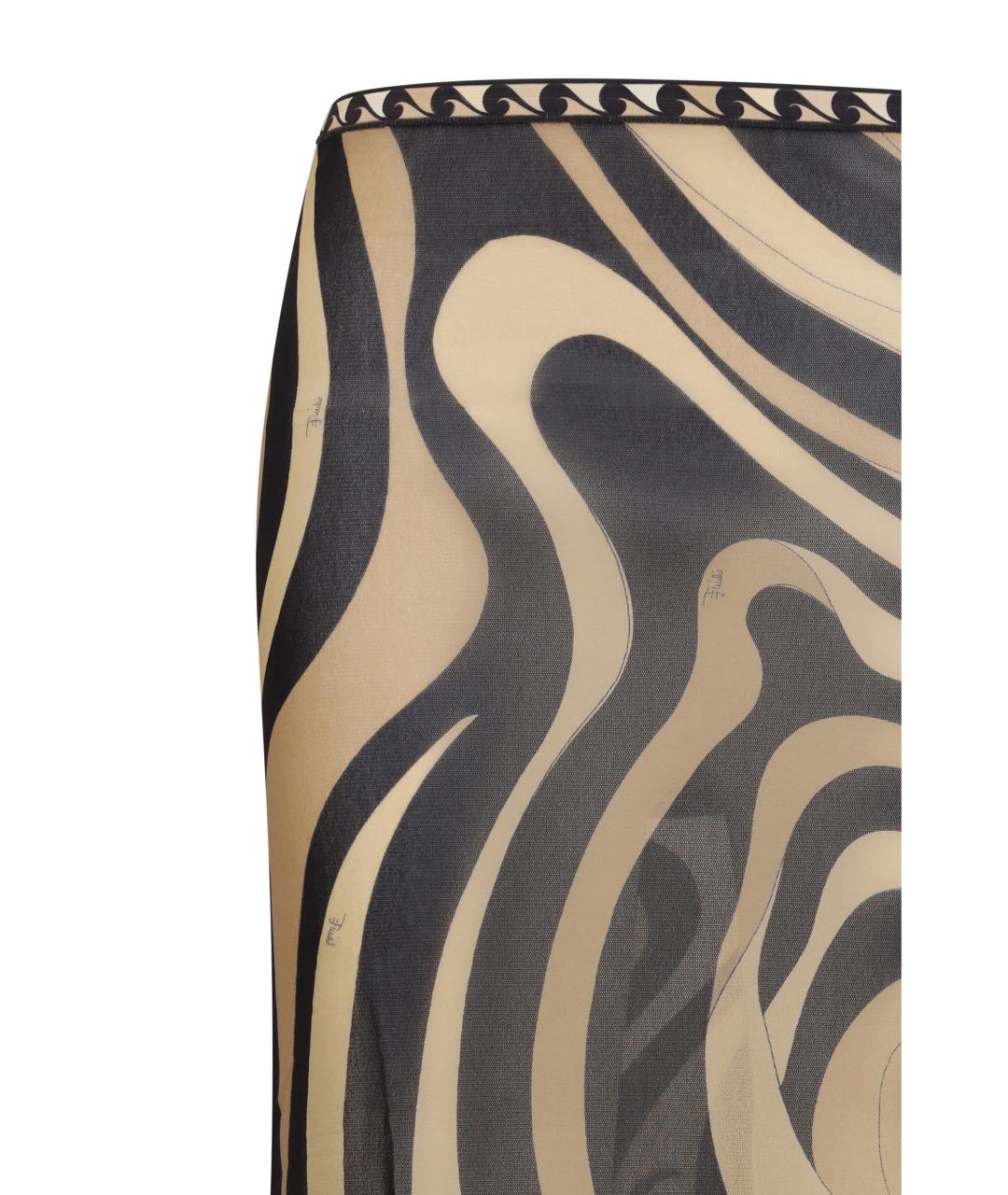 PUCCI Мульти полиамидовая юбка макси, фото 3