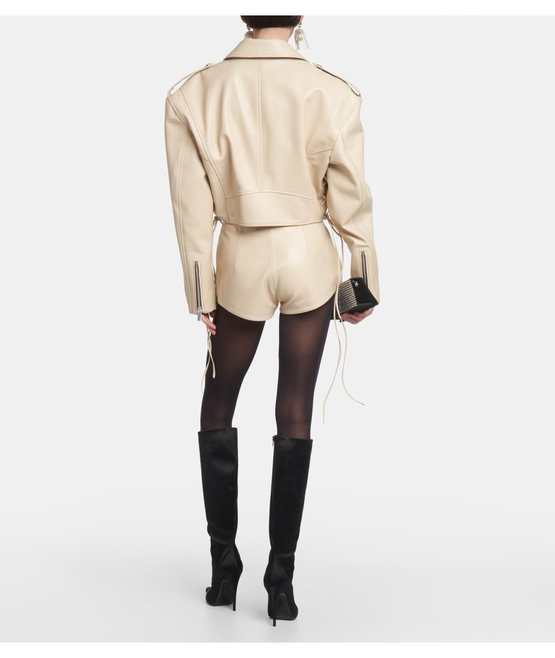 MAGDA BUTRYM Бежевая кожаная куртка, фото 3