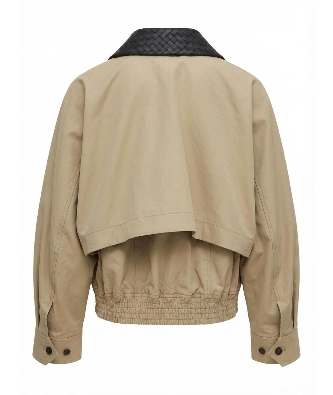 BOTTEGA VENETA Бежевая хлопковая куртка, фото 2