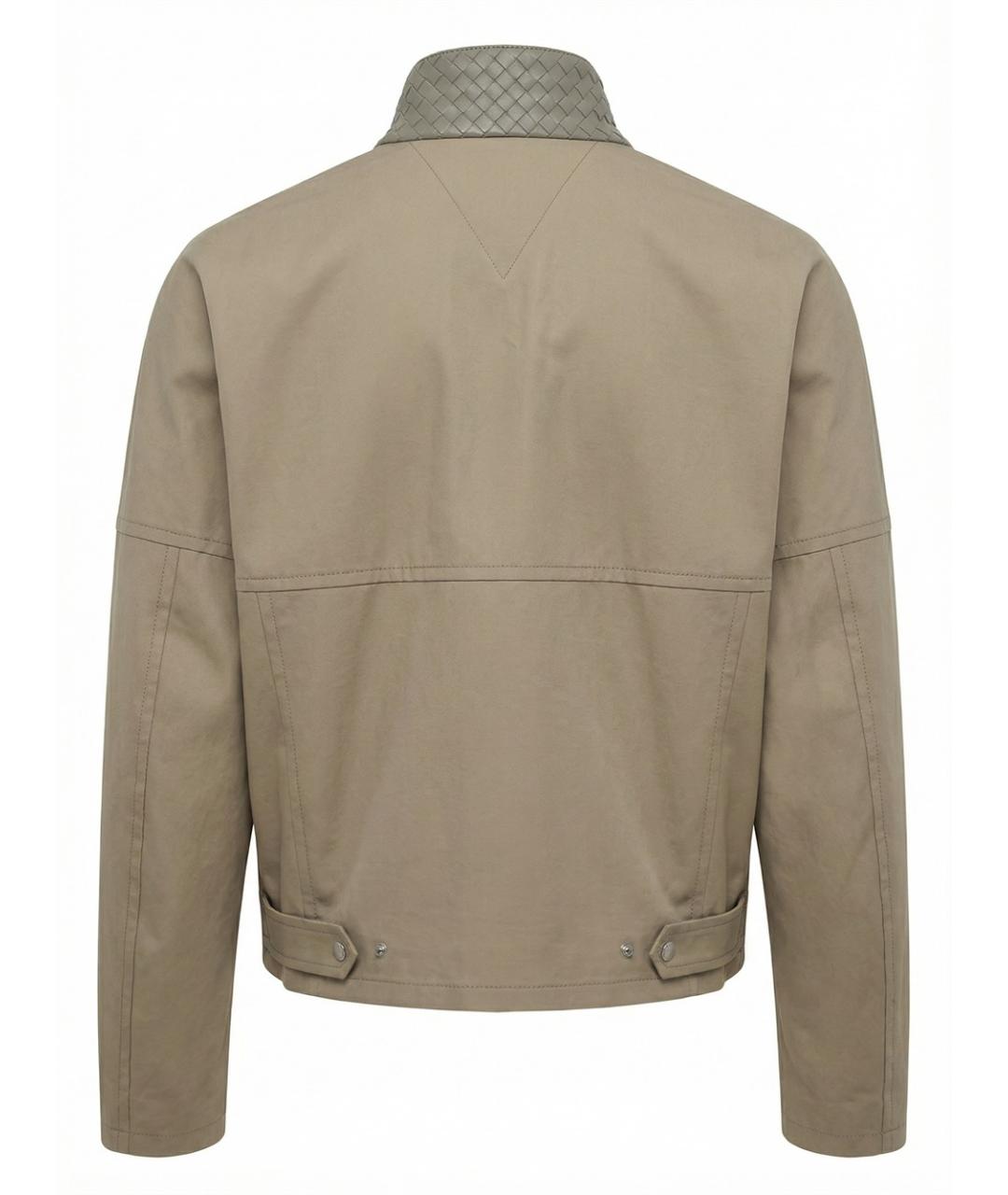BOTTEGA VENETA Хаки хлопковая куртка, фото 2