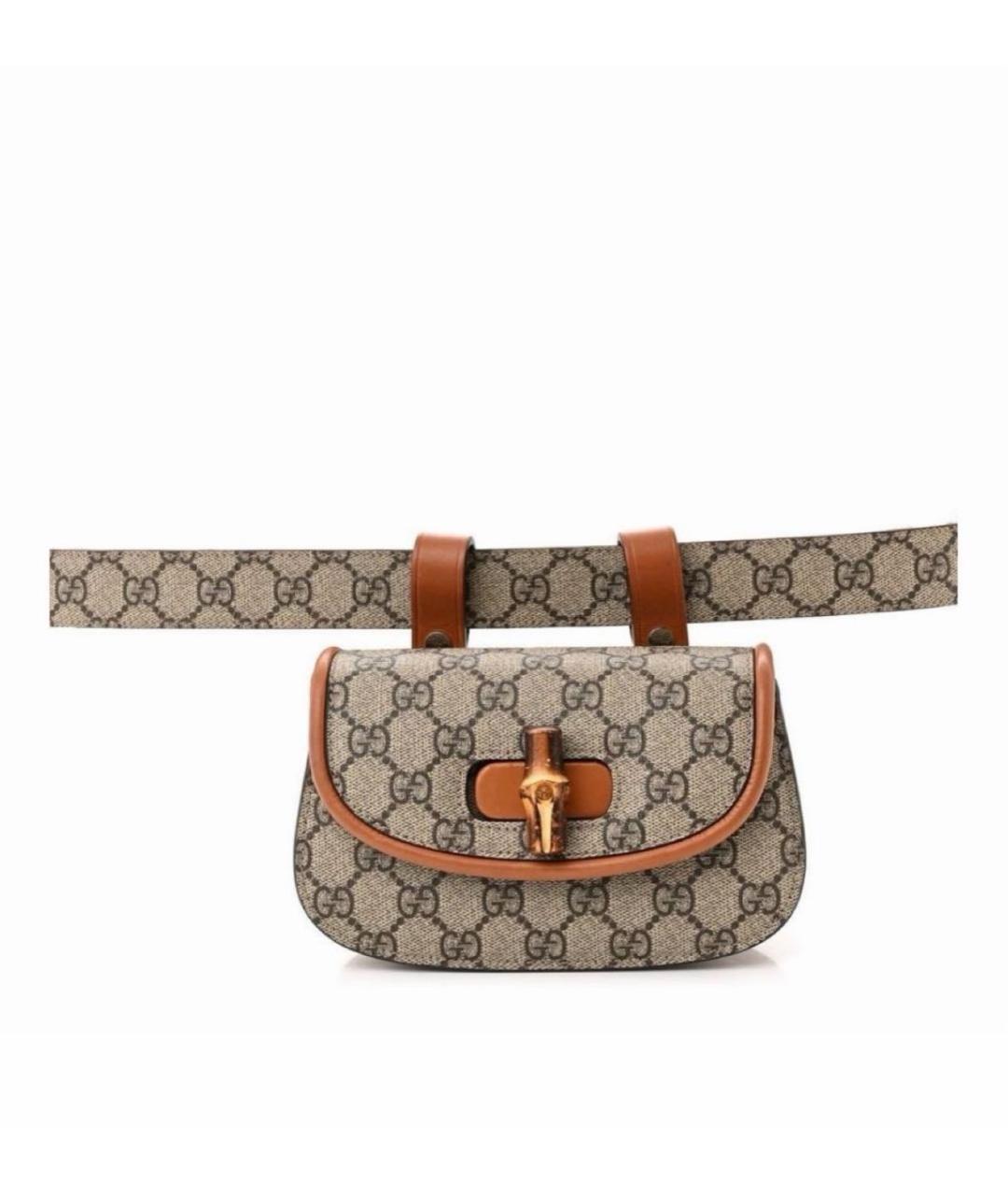 GUCCI Бежевая поясная сумка, фото 5