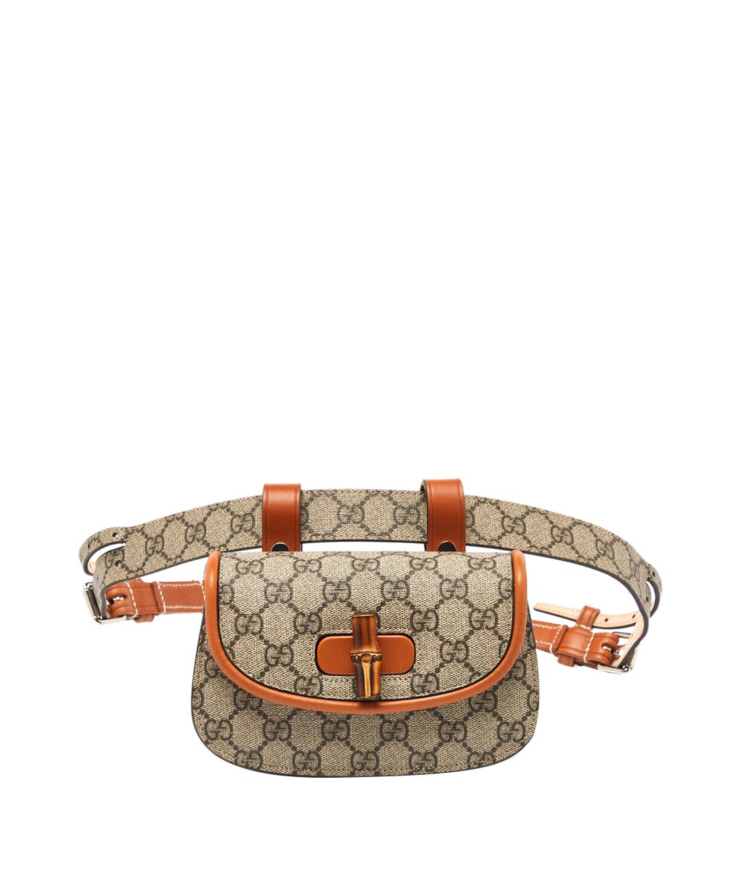 GUCCI Бежевая поясная сумка, фото 1