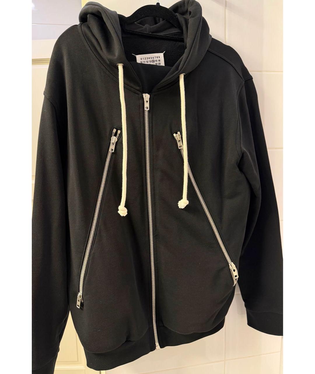 MAISON MARGIELA Черный хлопковый спортивный костюм, фото 3