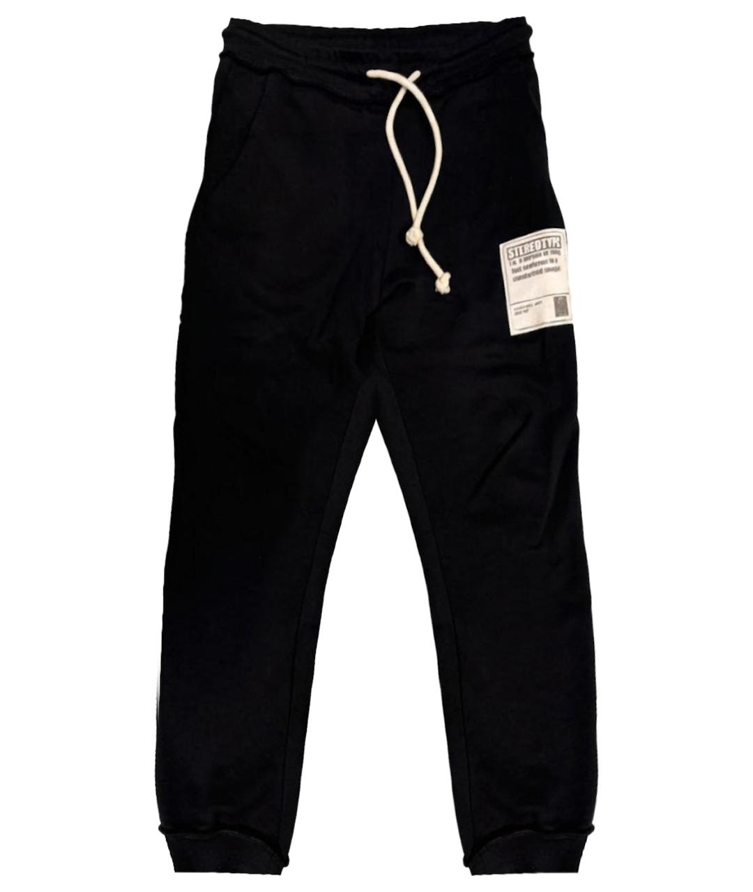 MAISON MARGIELA Черный хлопковый спортивный костюм, фото 9