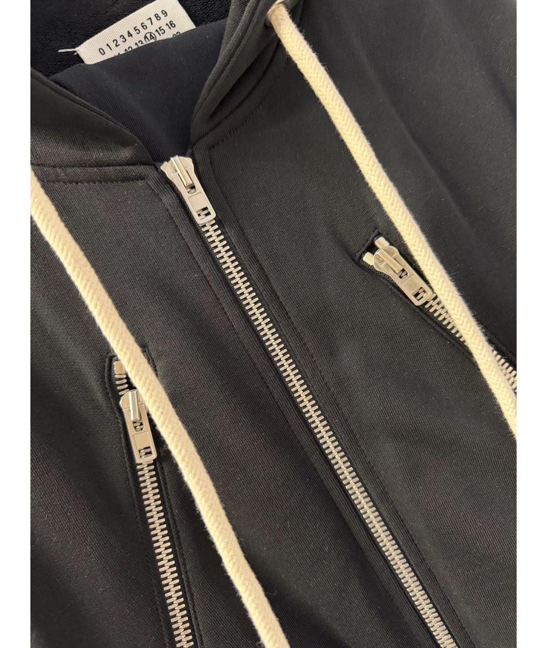 MAISON MARGIELA Черный хлопковый спортивный костюм, фото 7