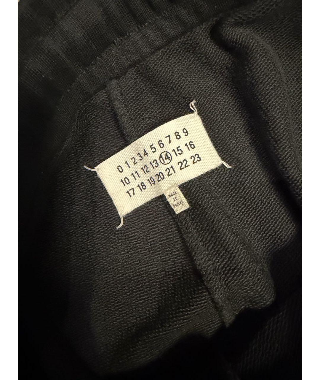 MAISON MARGIELA Черный хлопковый спортивный костюм, фото 5