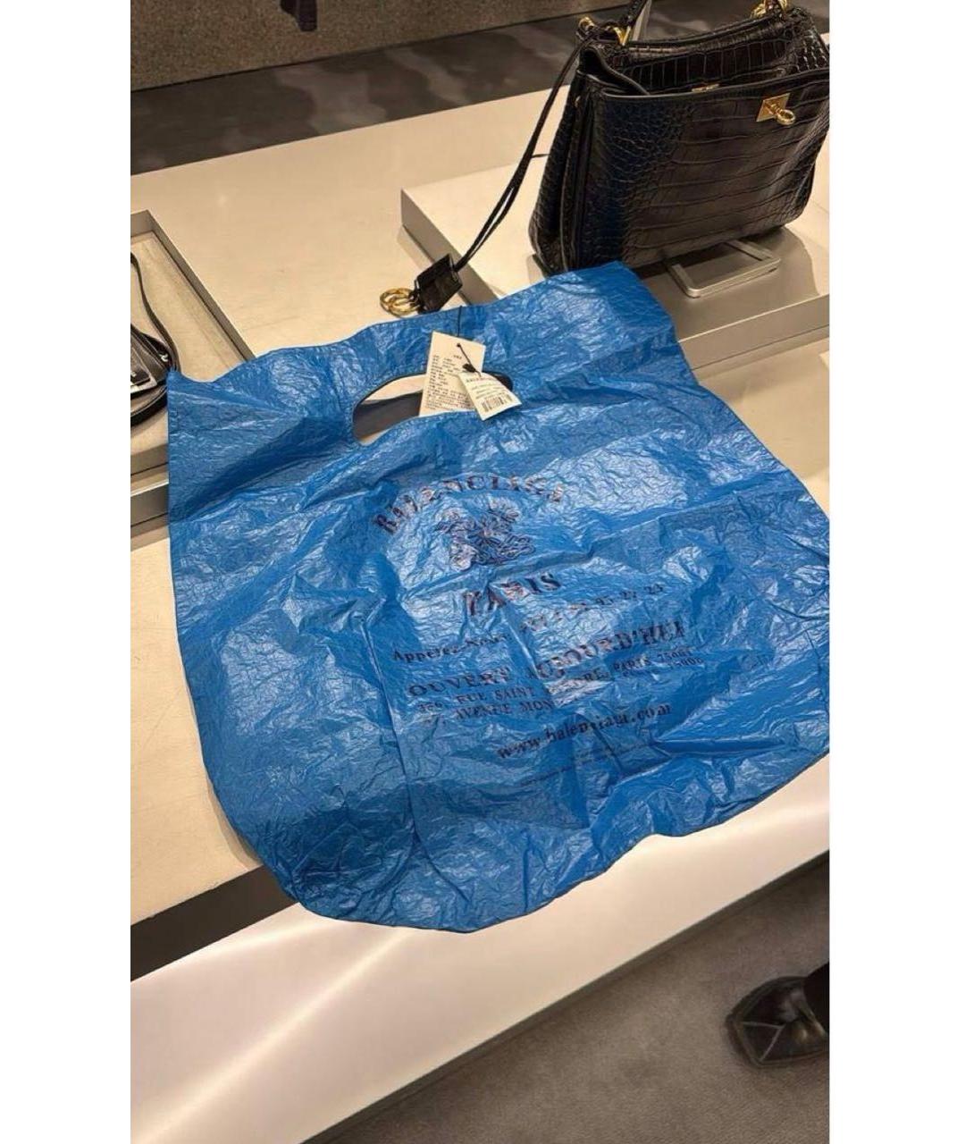 BALENCIAGA Синяя сумка тоут, фото 2