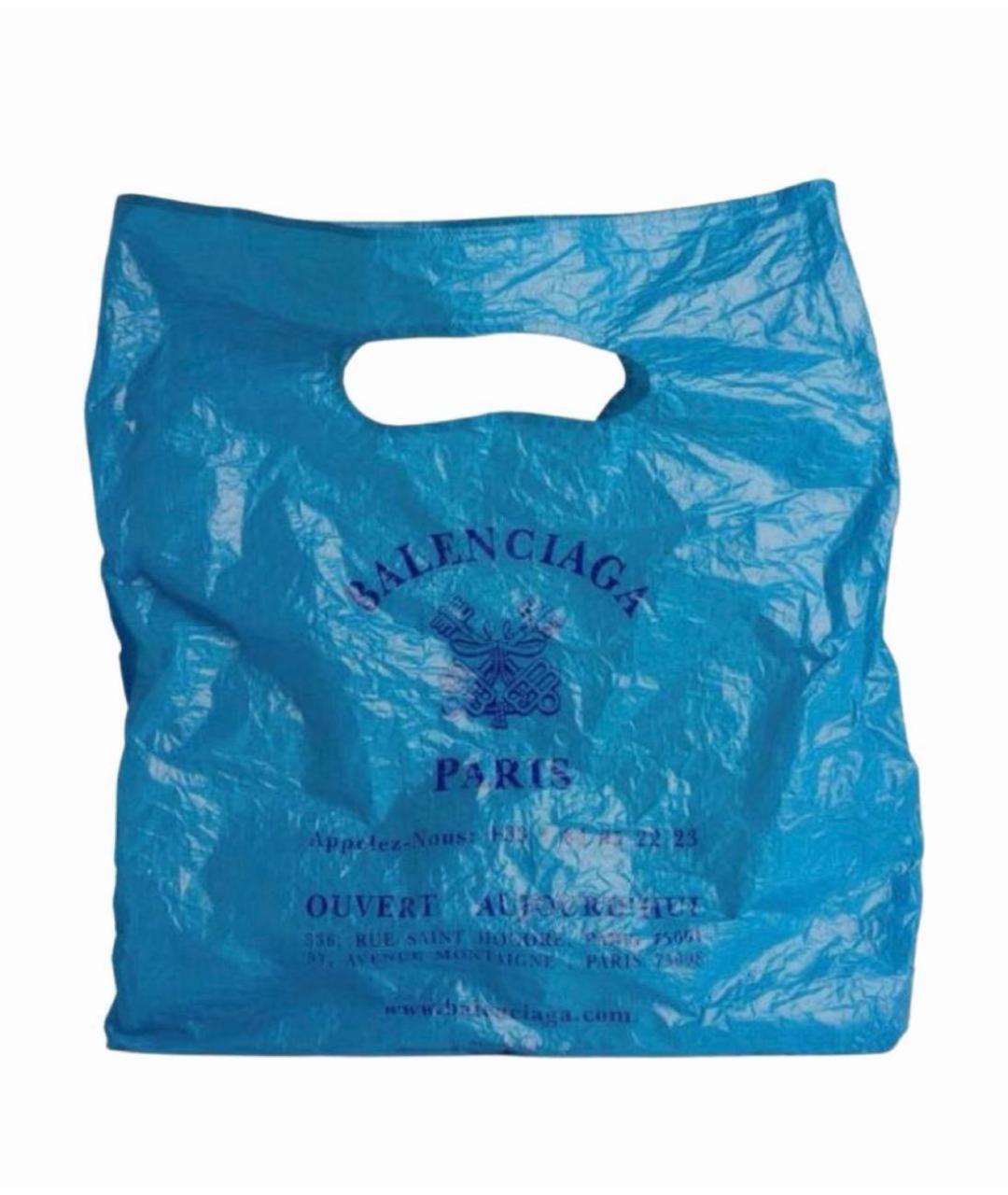 BALENCIAGA Синяя сумка тоут, фото 6