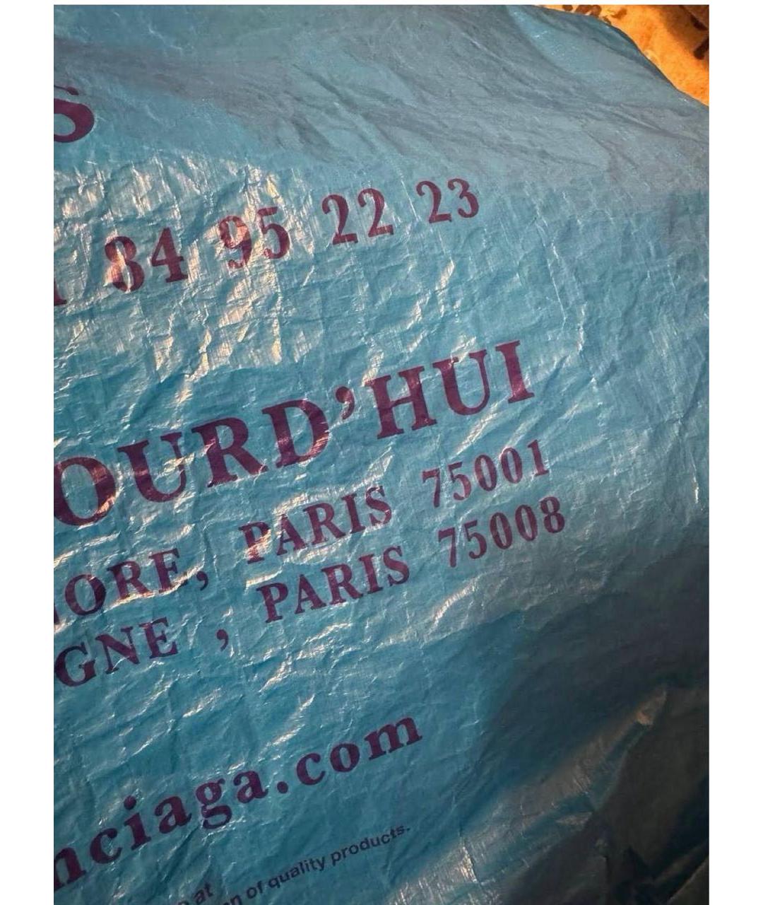 BALENCIAGA Синяя сумка тоут, фото 5