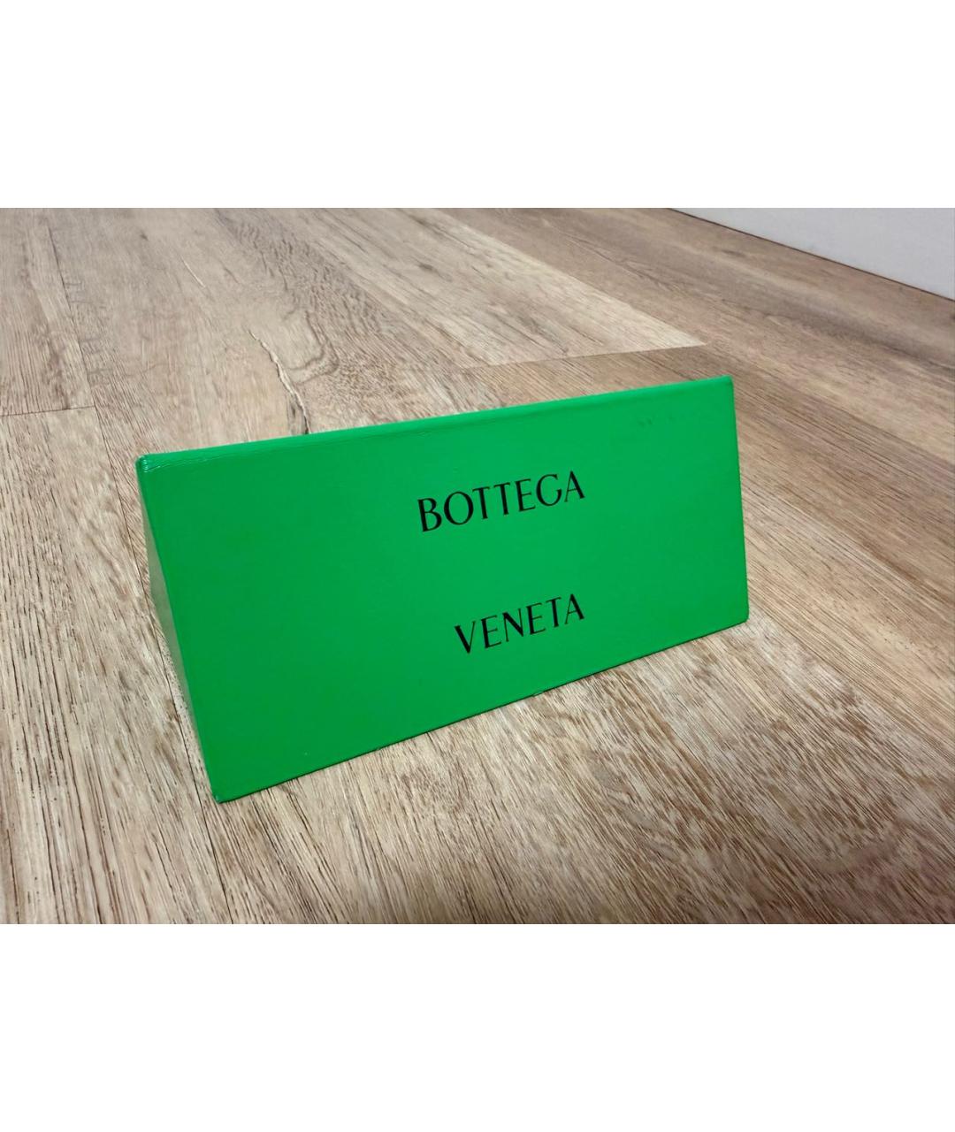 BOTTEGA VENETA Коричневые пластиковые солнцезащитные очки, фото 8