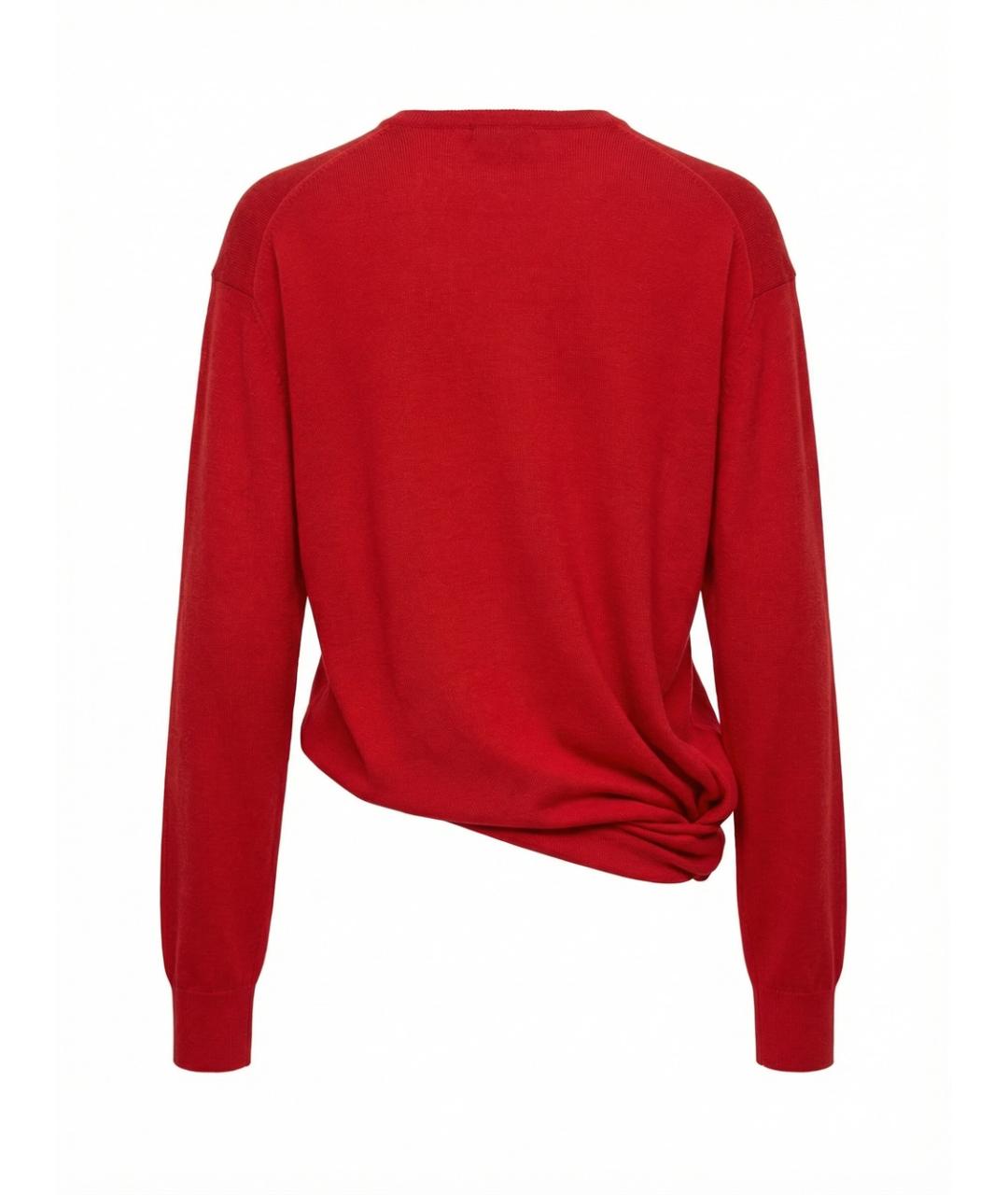 LOEWE Красный шерстяной джемпер / свитер, фото 2