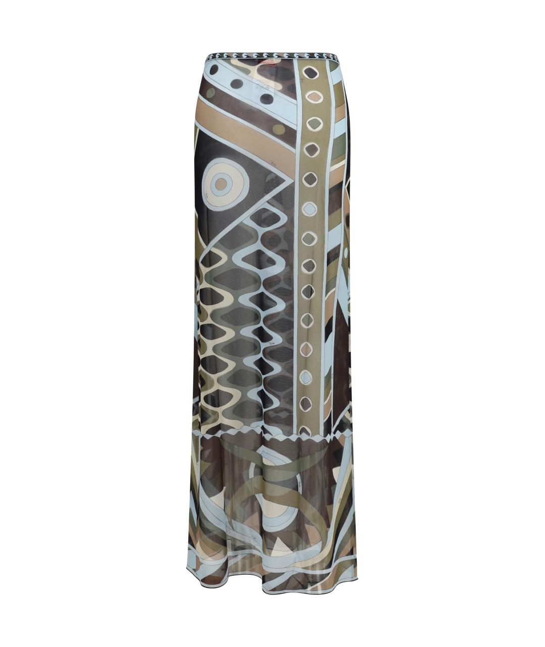 PUCCI Мульти полиамидовая юбка миди, фото 2