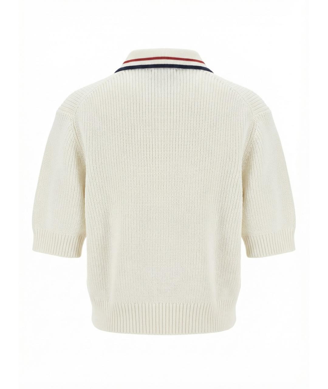 BRUNELLO CUCINELLI Белый хлопковый джемпер / свитер, фото 2