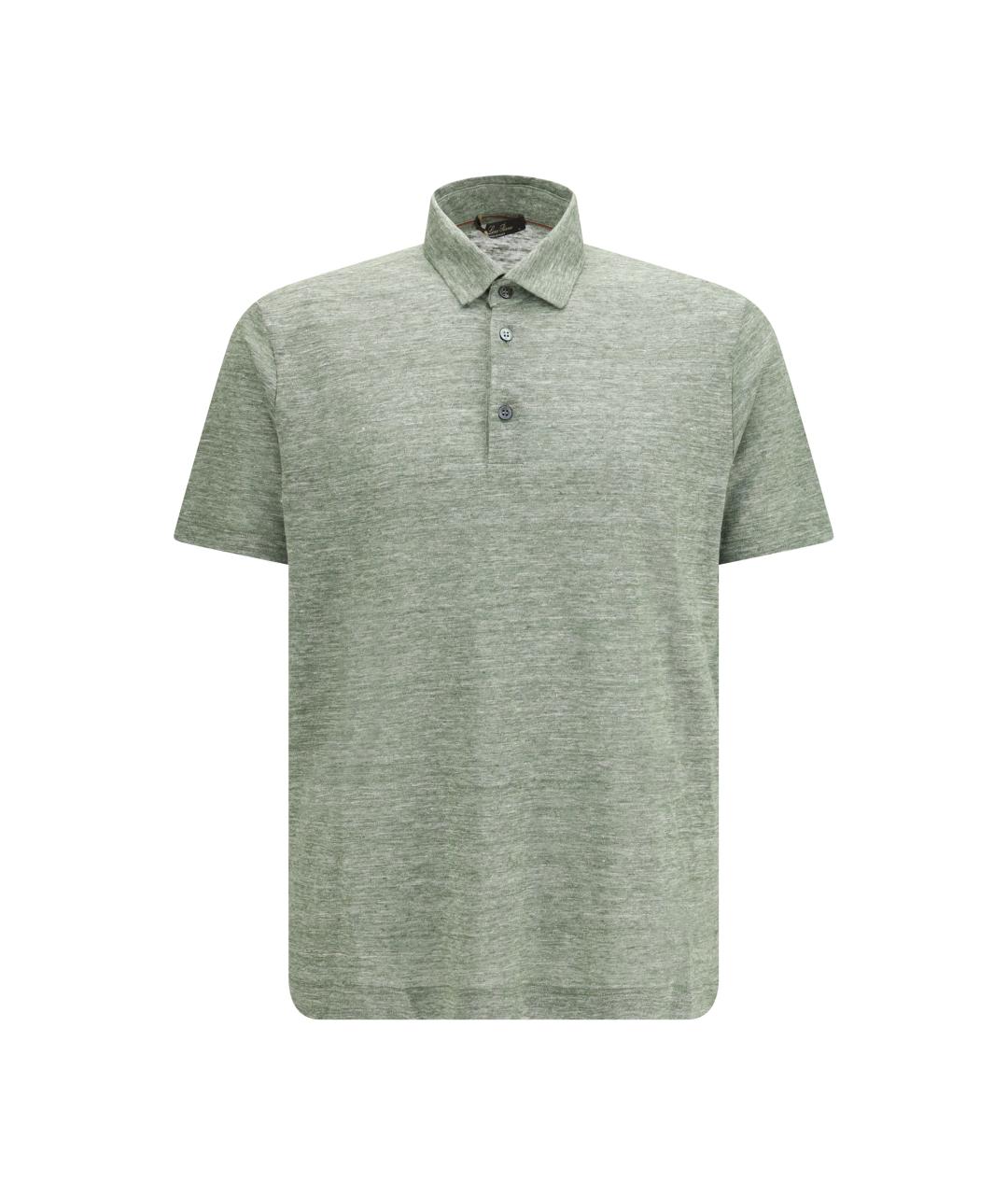LORO PIANA Зеленые поло с коротким рукавом, фото 1