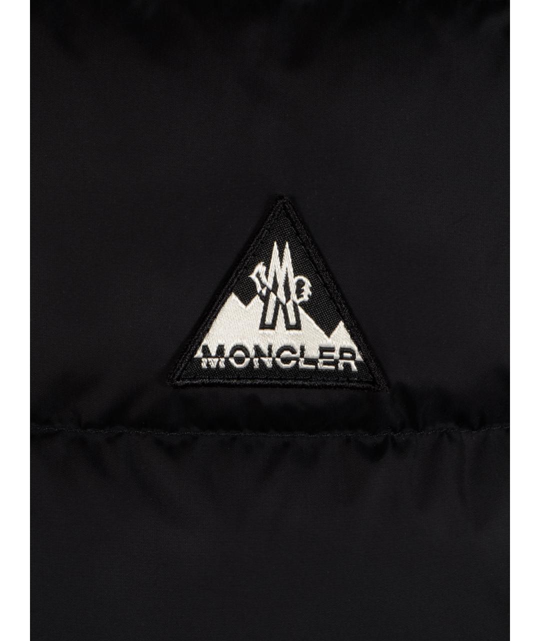 MONCLER GRENOBLE Черный полиамидовый кардиган, фото 3