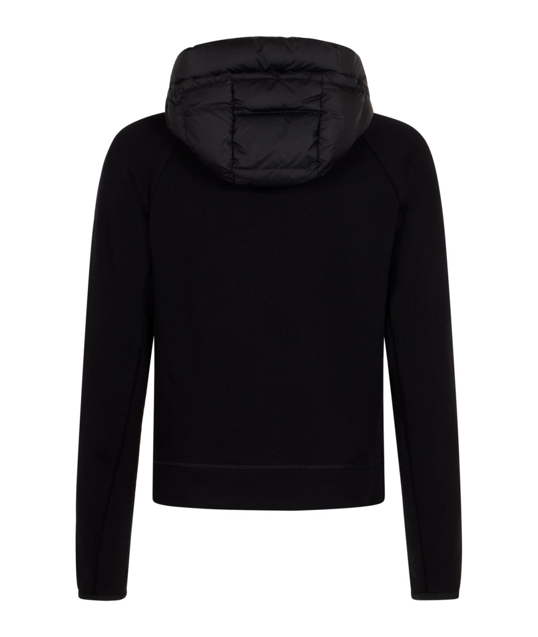 MONCLER GRENOBLE Черный полиамидовый кардиган, фото 2