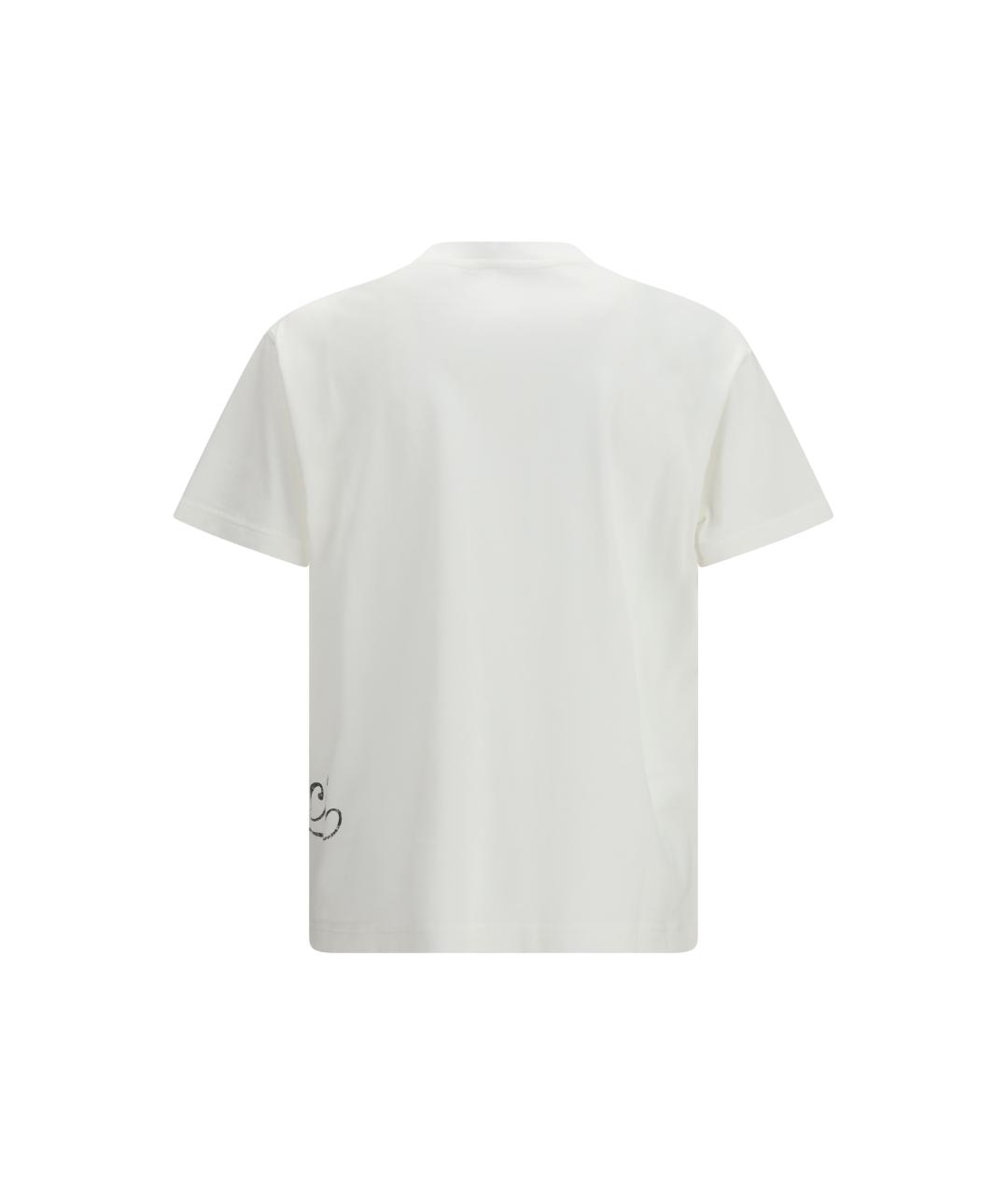 GUCCI Белая хлопковая футболка, фото 2