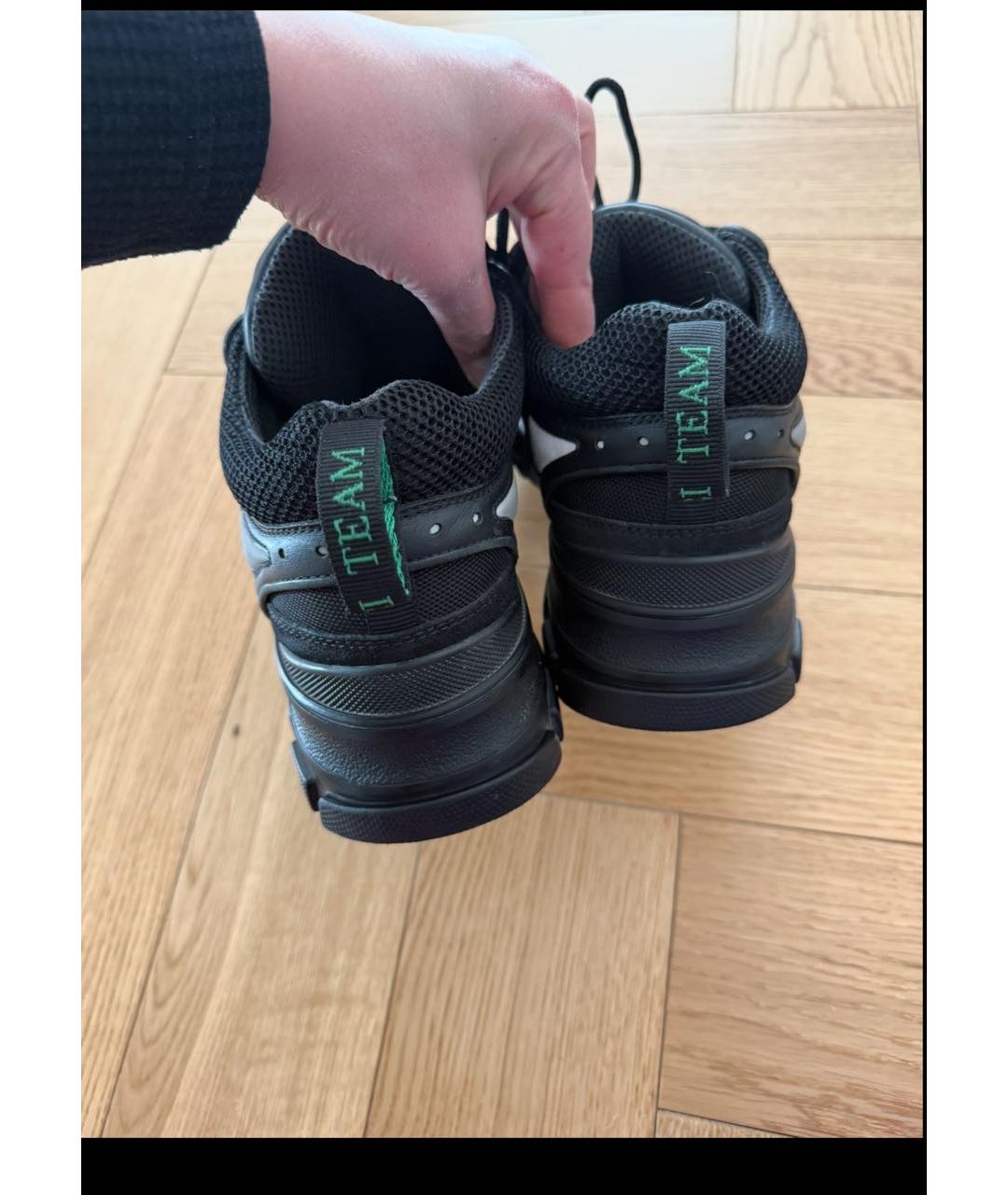 GUCCI Черные кожаные низкие ботинки, фото 6