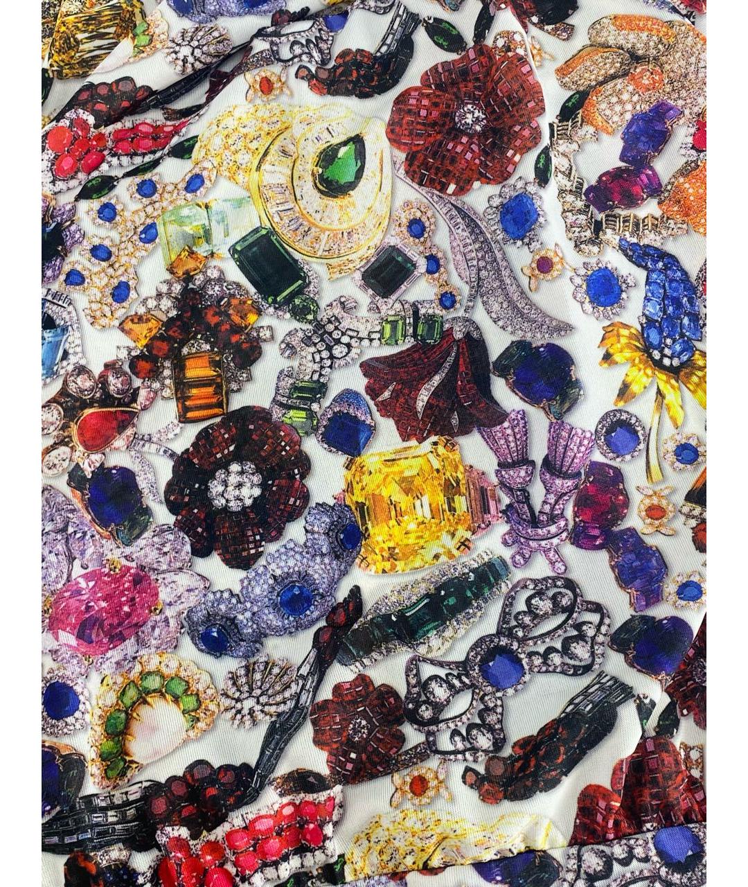 JOHN GALLIANO Мульти полиэстеровое платье, фото 8