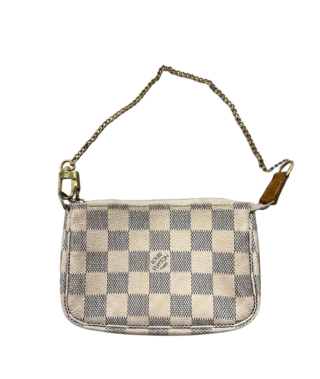 LOUIS VUITTON Бежевая кожаная сумка с короткими ручками, фото 1