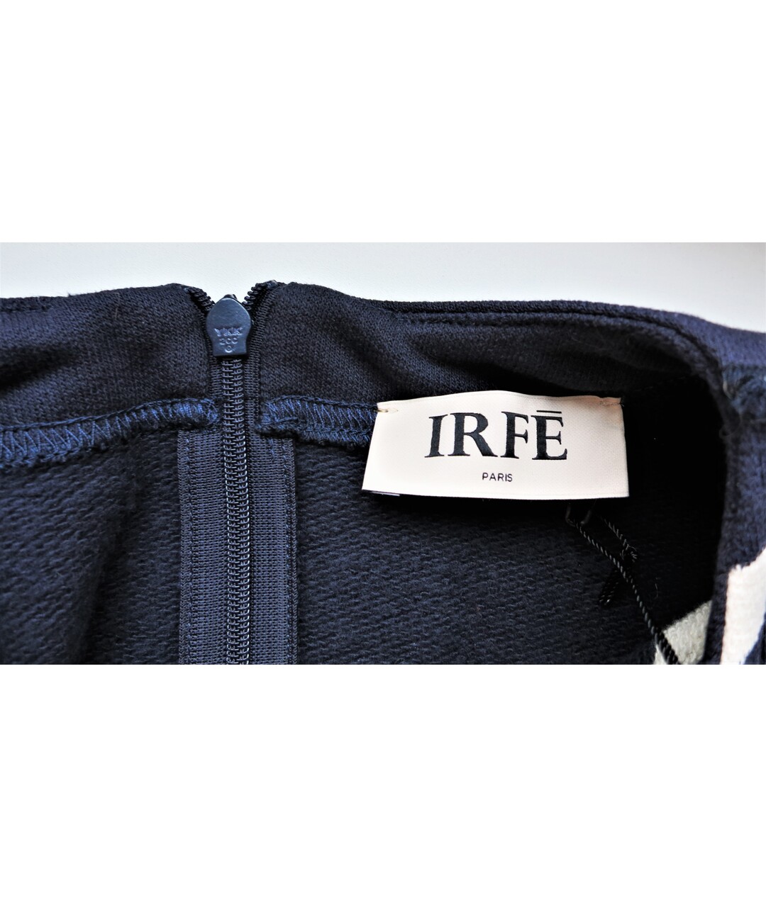 IRFE Темно-синий хлопковый джемпер / свитер, фото 5