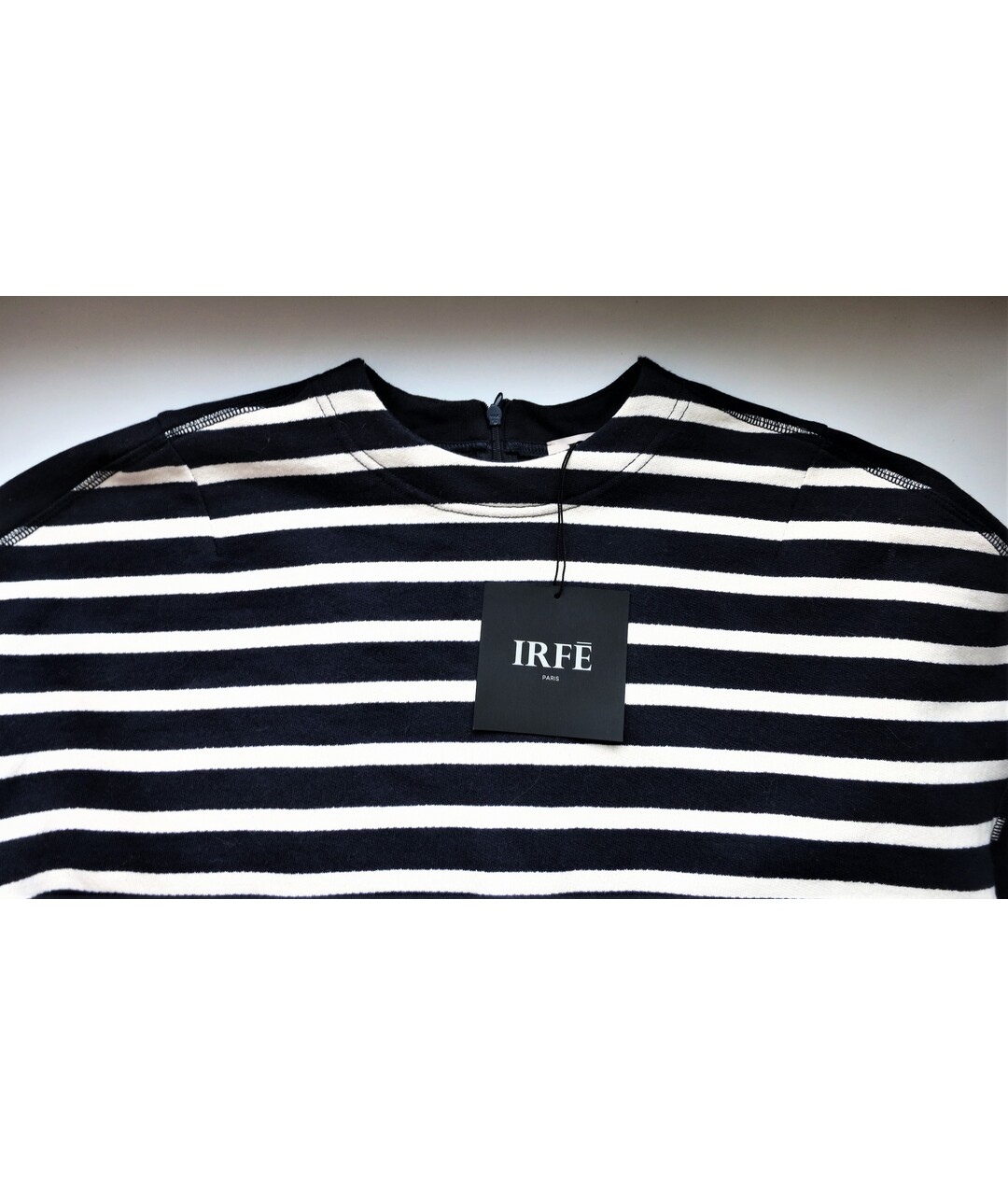 IRFE Темно-синий хлопковый джемпер / свитер, фото 4