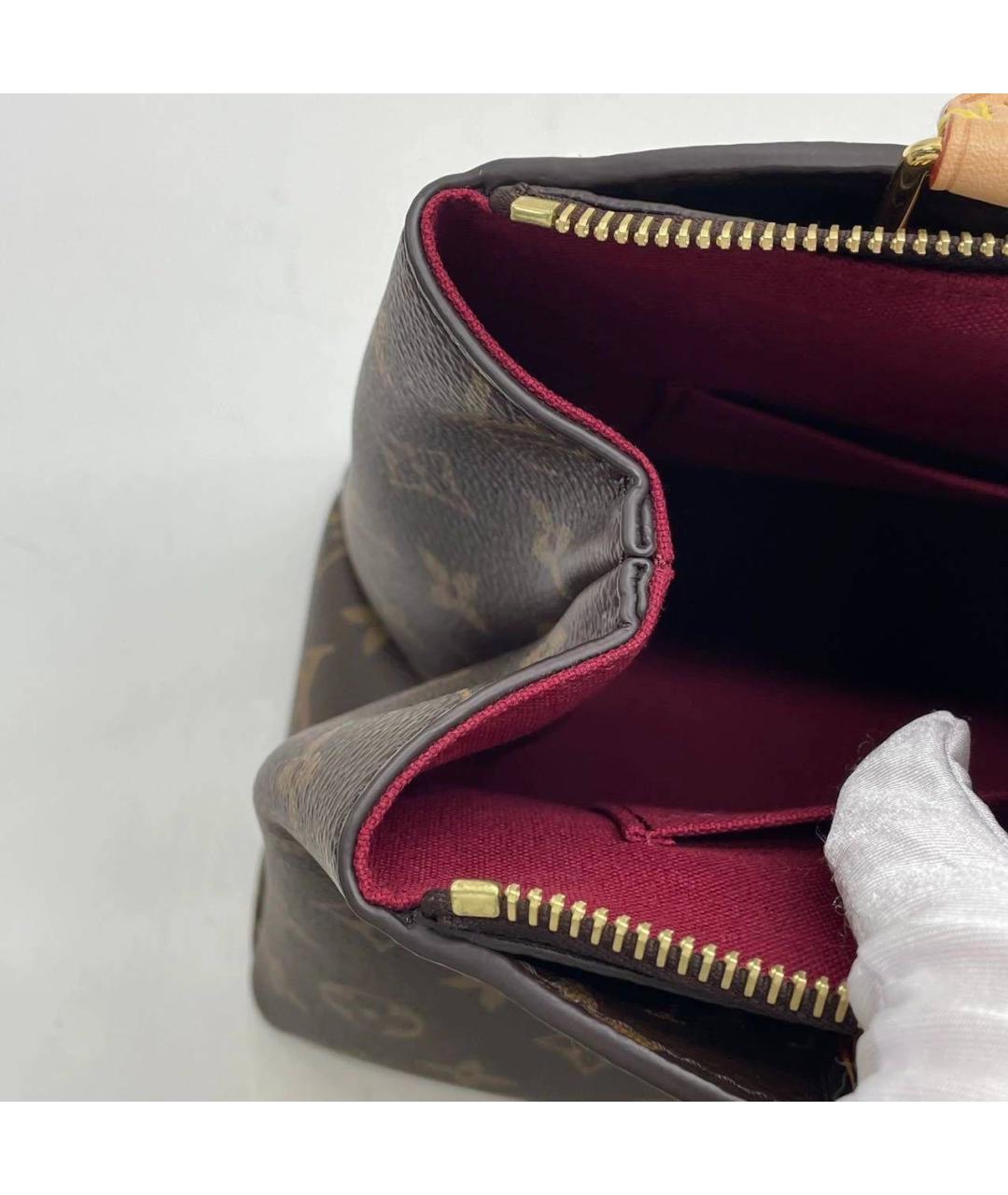 LOUIS VUITTON Коричневая сумка с короткими ручками, фото 7