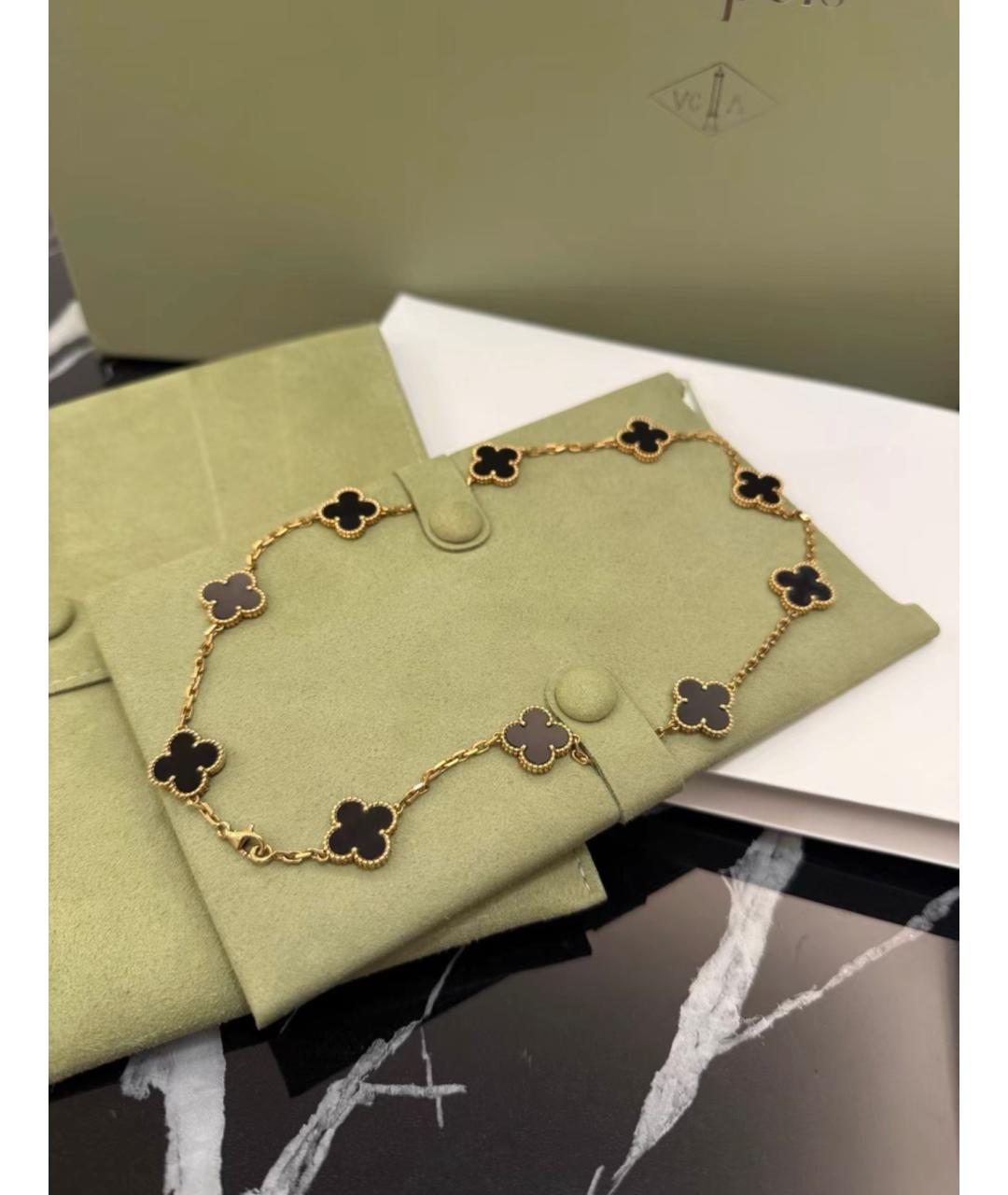 VAN CLEEF & ARPELS Черное колье из желтого золота, фото 4