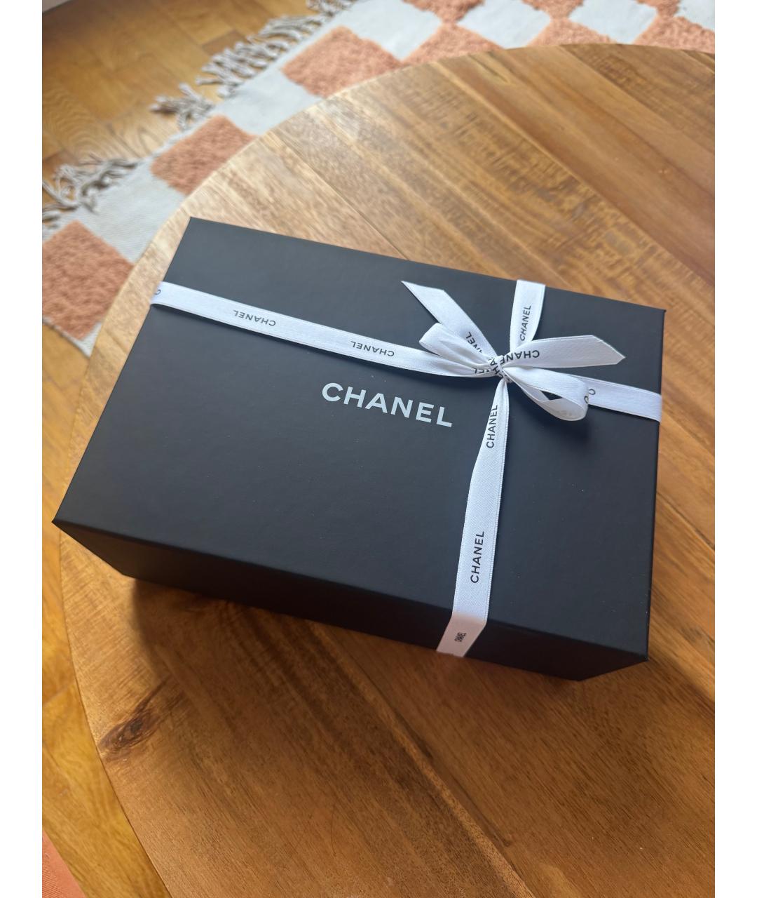 CHANEL Желтая кожаная сумка через плечо, фото 4