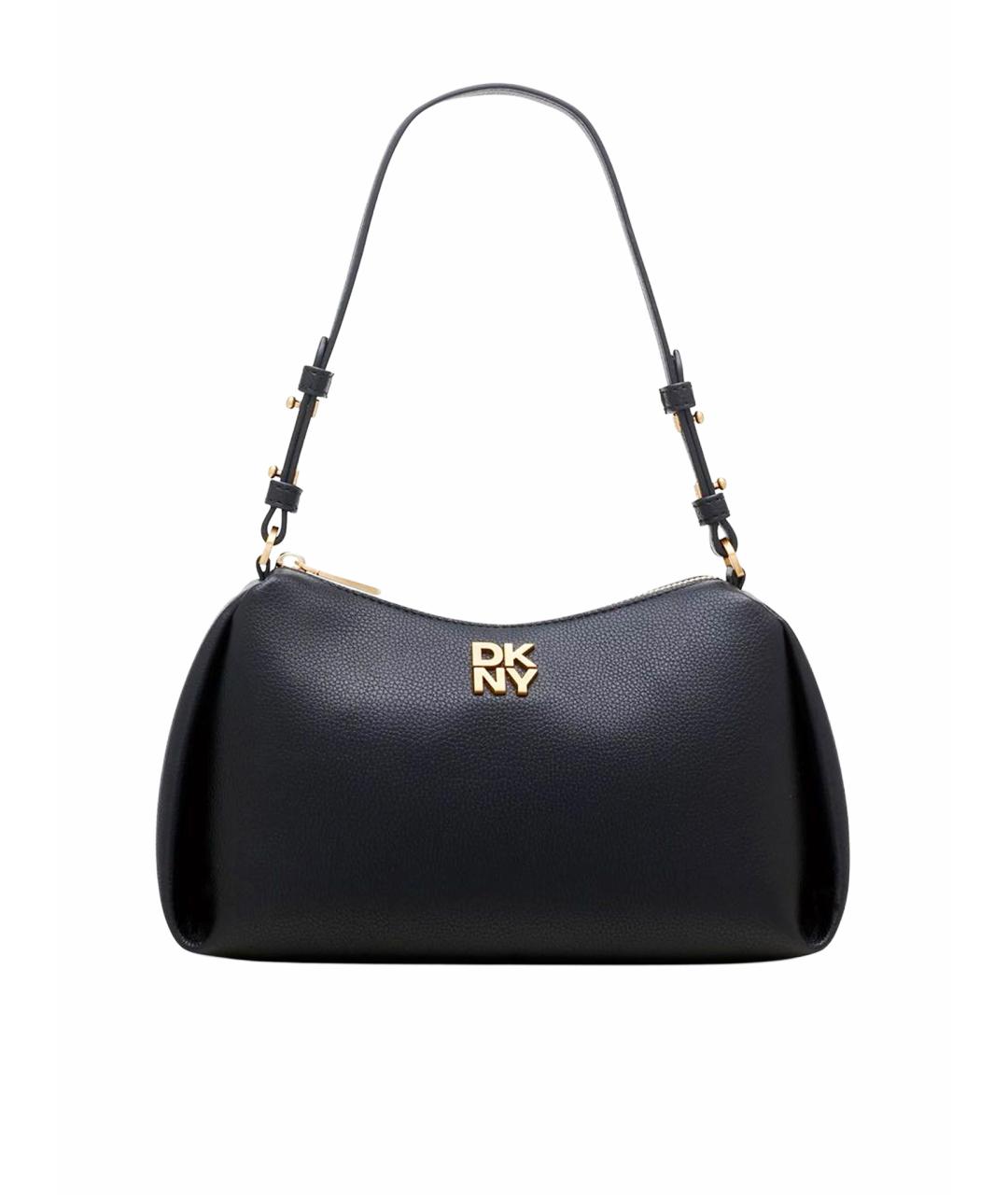 DKNY Черная сумка через плечо из искусственной кожи, фото 1