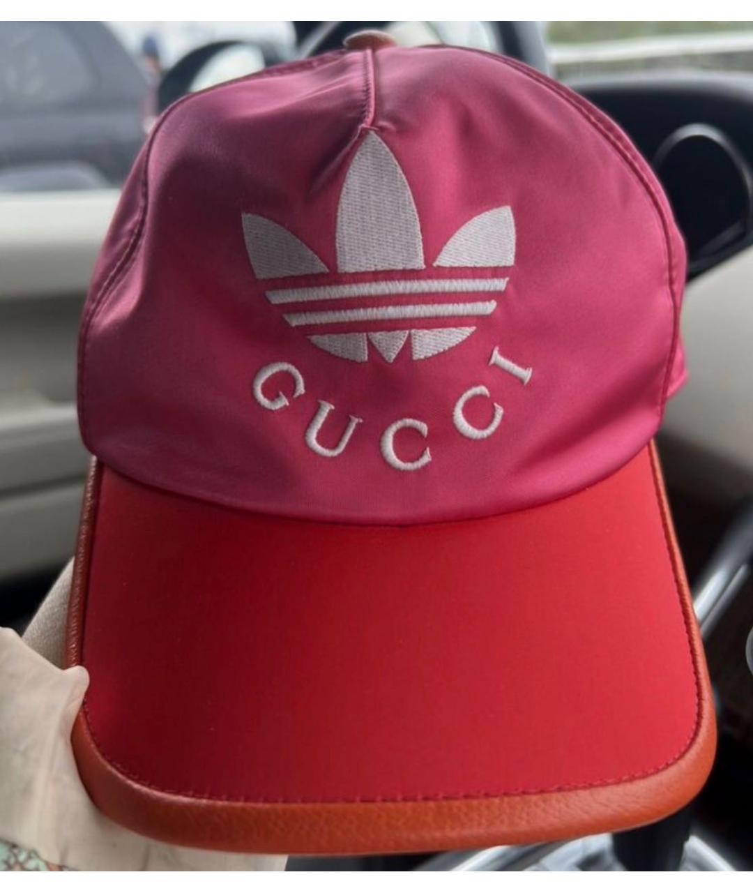 GUCCI Фуксия синтетическая кепка, фото 9