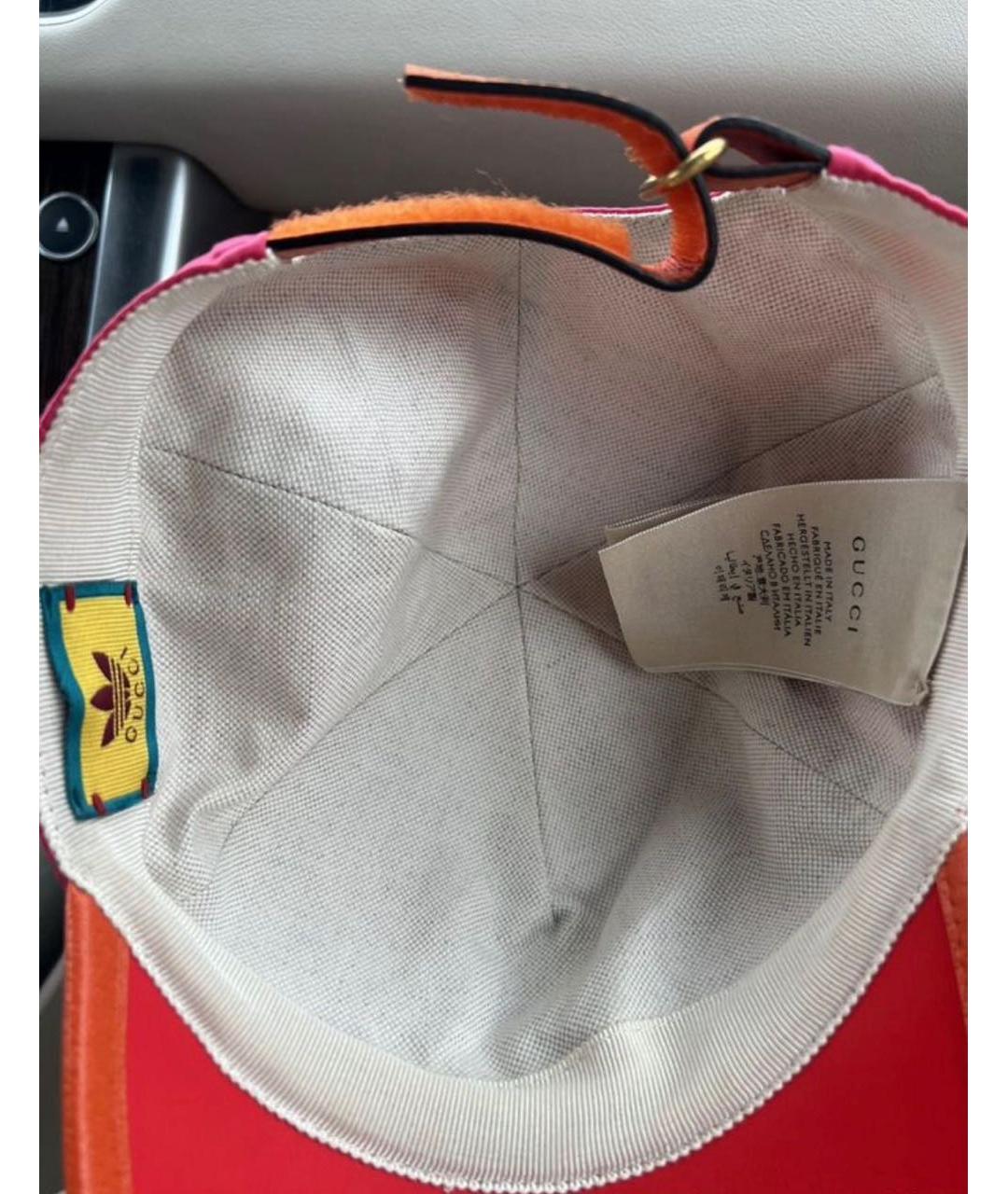 GUCCI Фуксия синтетическая кепка, фото 6