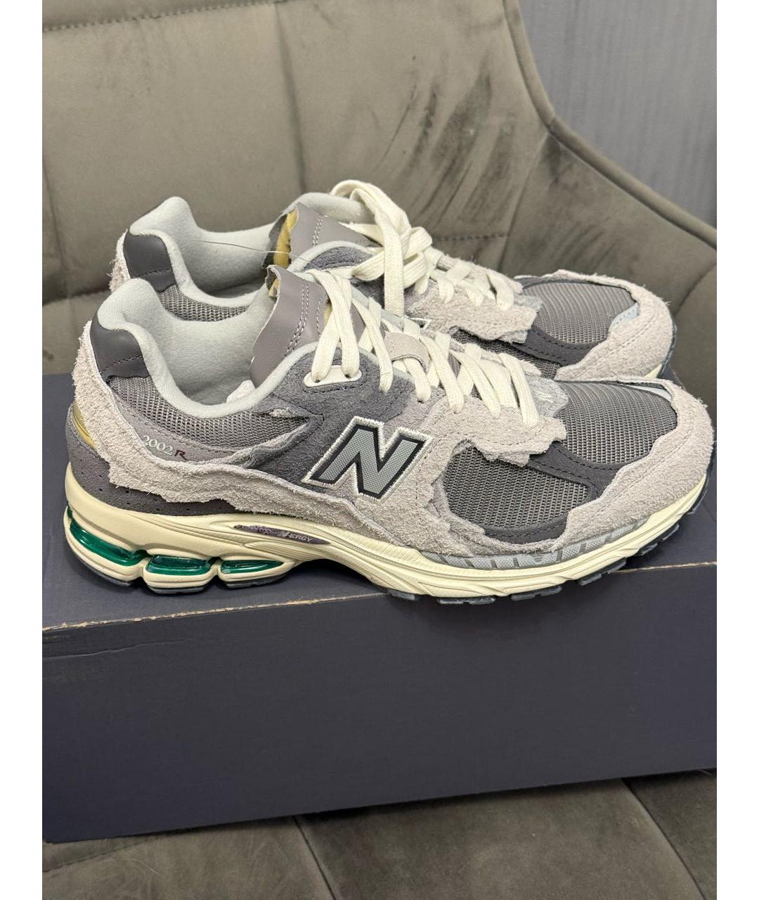 NEW BALANCE Серые синтетические кроссовки, фото 6