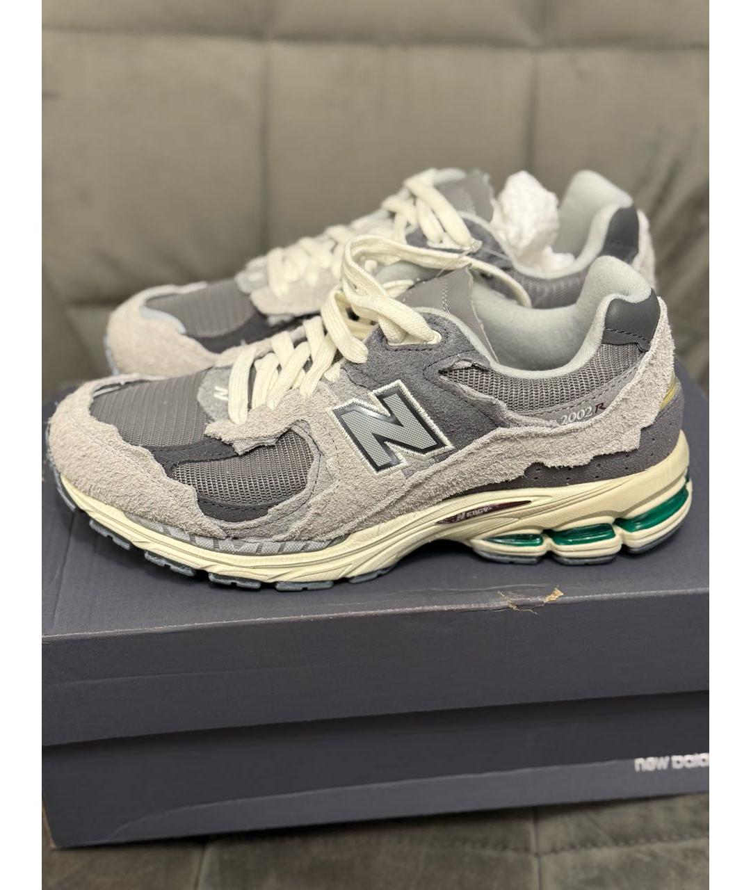 NEW BALANCE Серые синтетические кроссовки, фото 2