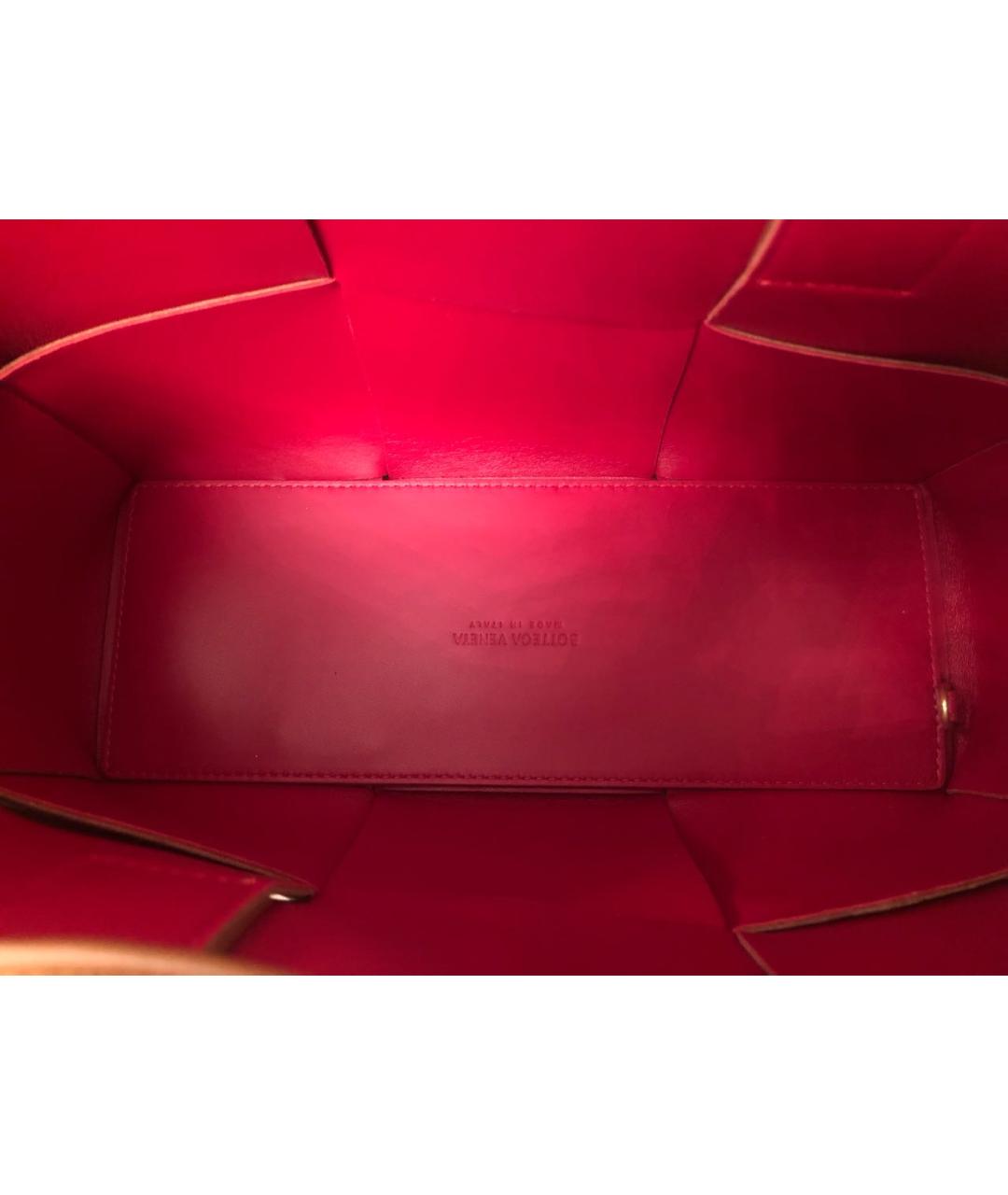 BOTTEGA VENETA Коричневая кожаная сумка тоут, фото 7