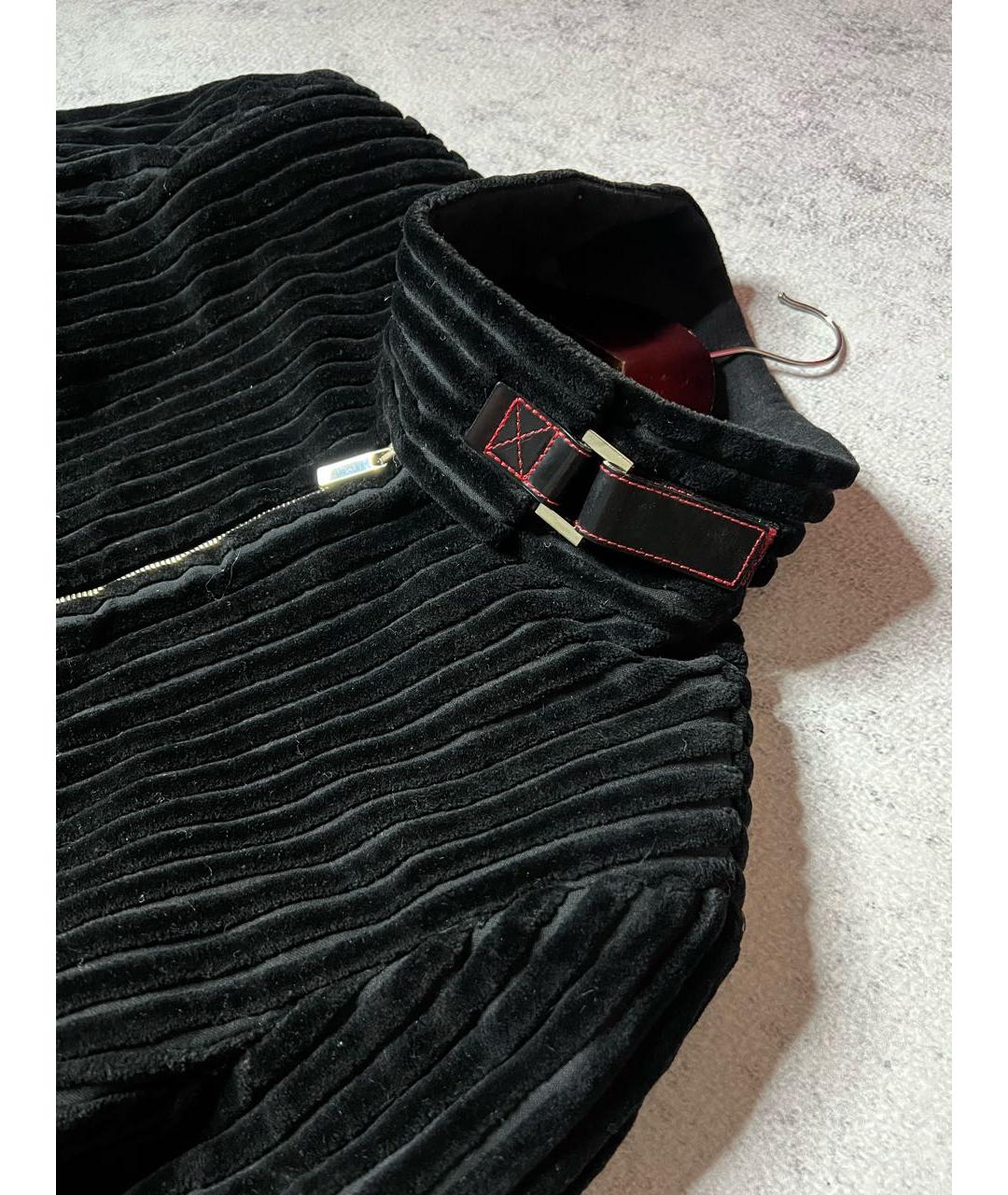CAROLINA HERRERA Черное хлопковое пальто, фото 5