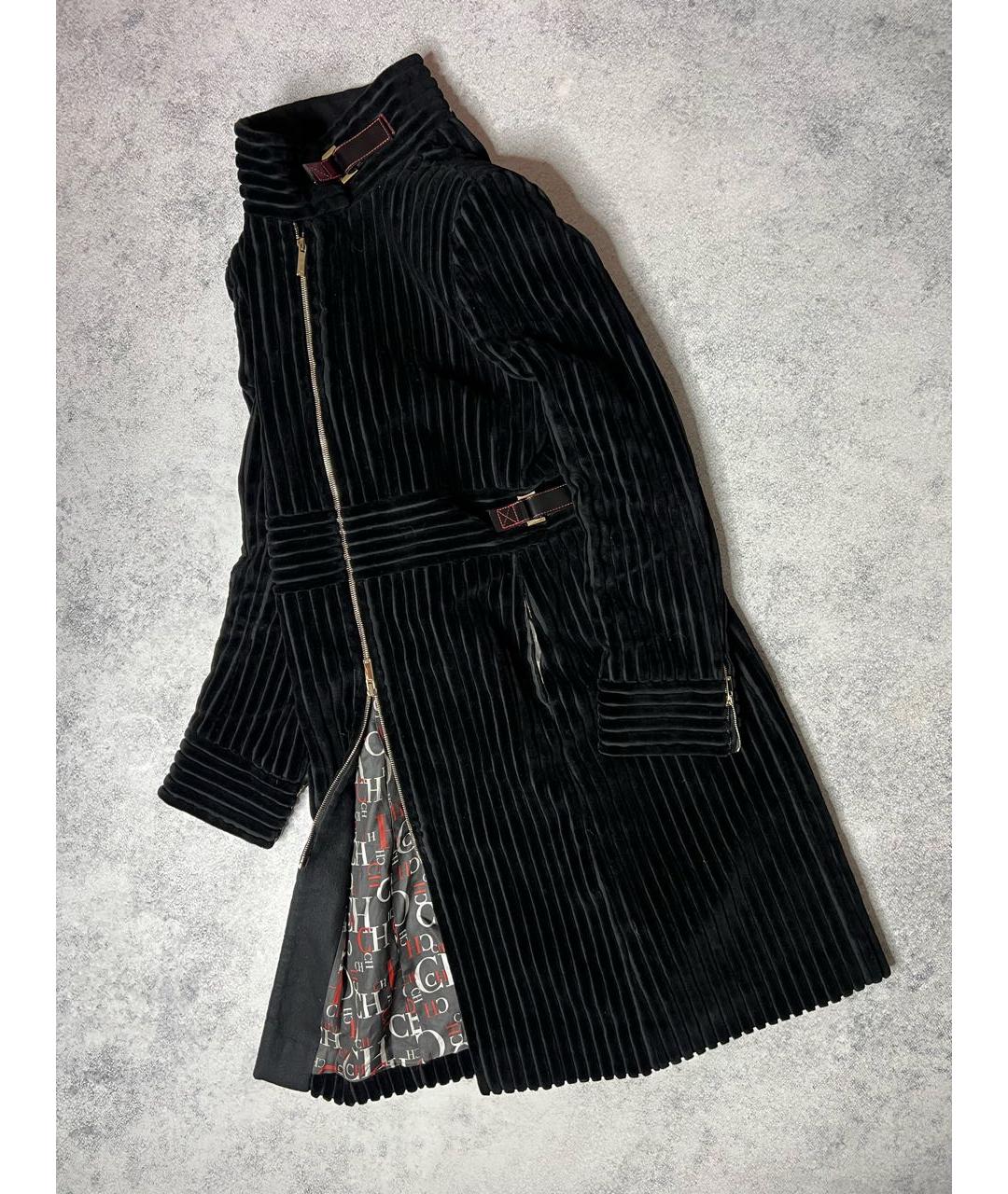 CAROLINA HERRERA Черное хлопковое пальто, фото 3